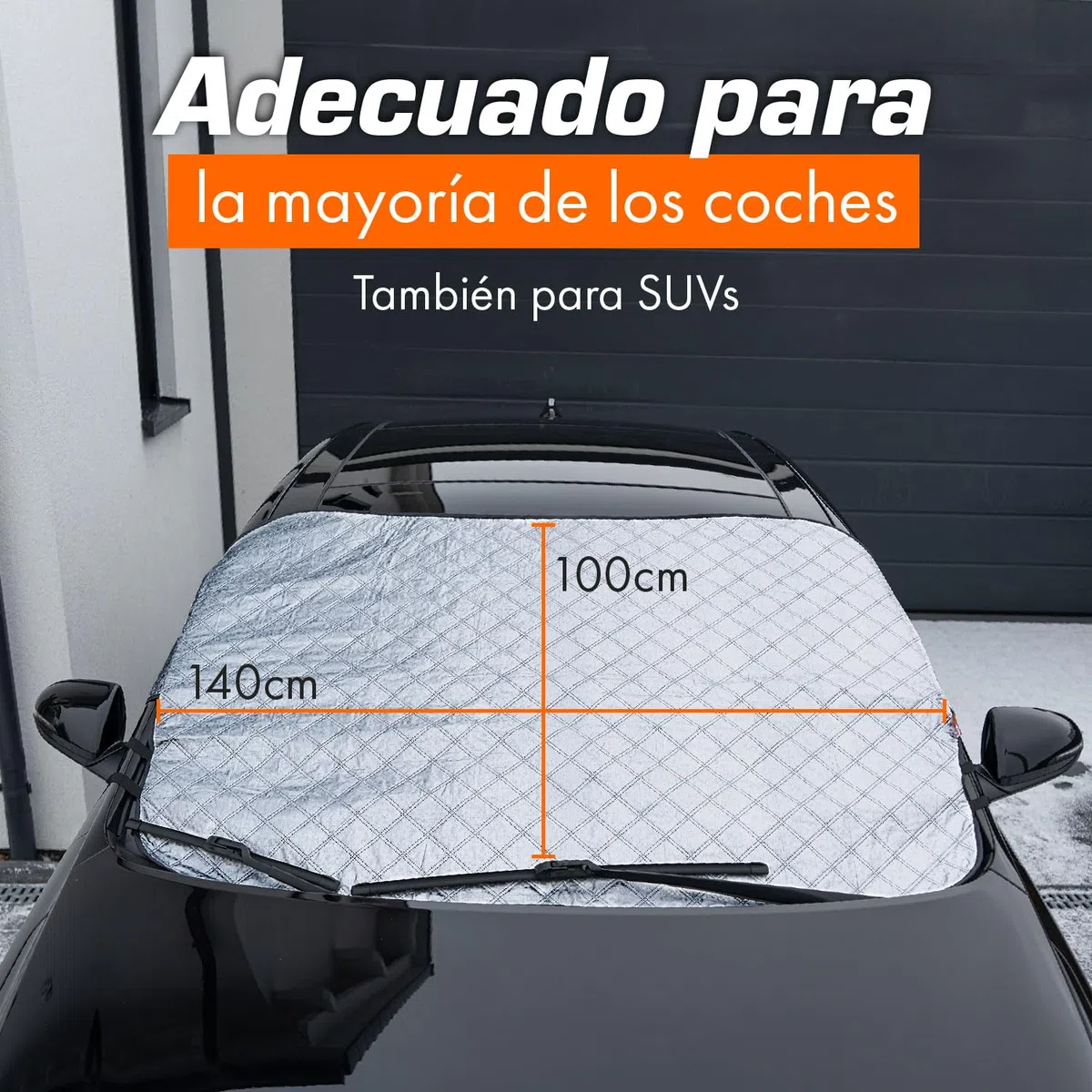 Upgrade4cars Protector Parabrisas Coche | Cubre Exterior para Sol