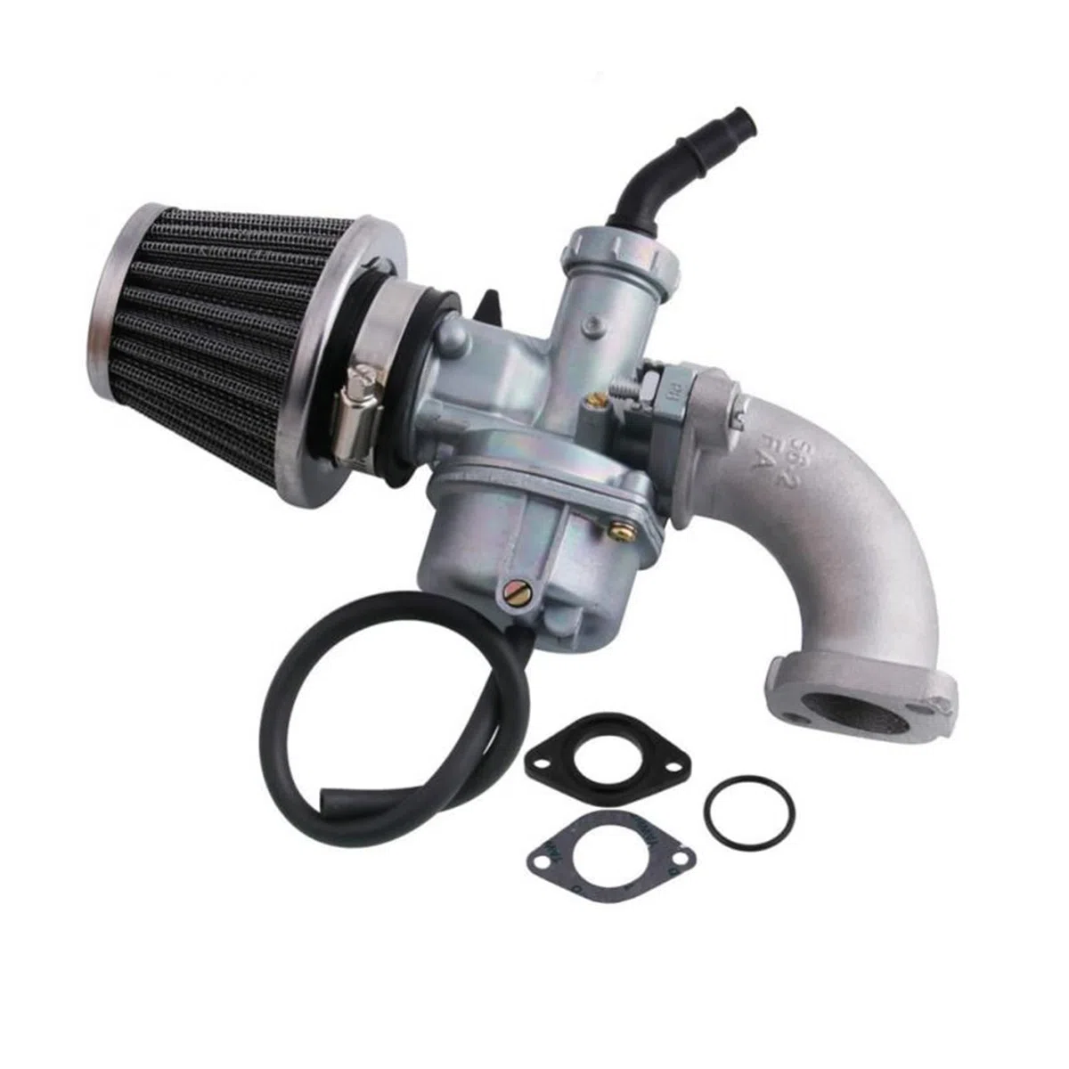 Viviance El carburador PZ22 de 22 mm con filtro de aire se utiliza en karts de cuatro ruedas ATV para bicicletas todoterreno 110cc 125cc