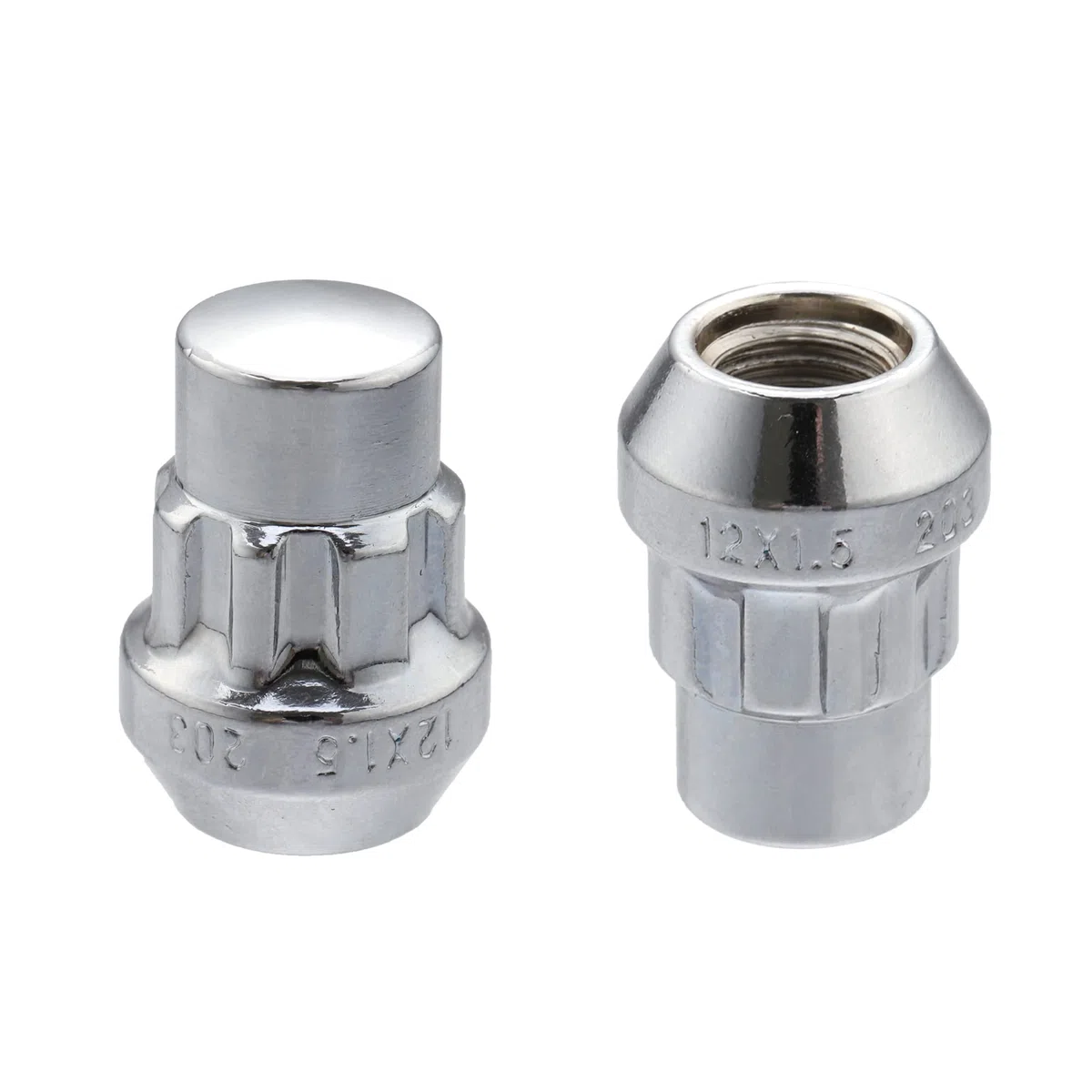 X AUTOHAUX M12x1.5 Coche Rueda Bloqueo Tornillo Tuercas Antirrobo Juego para Hyundai Sonata Plata Tono