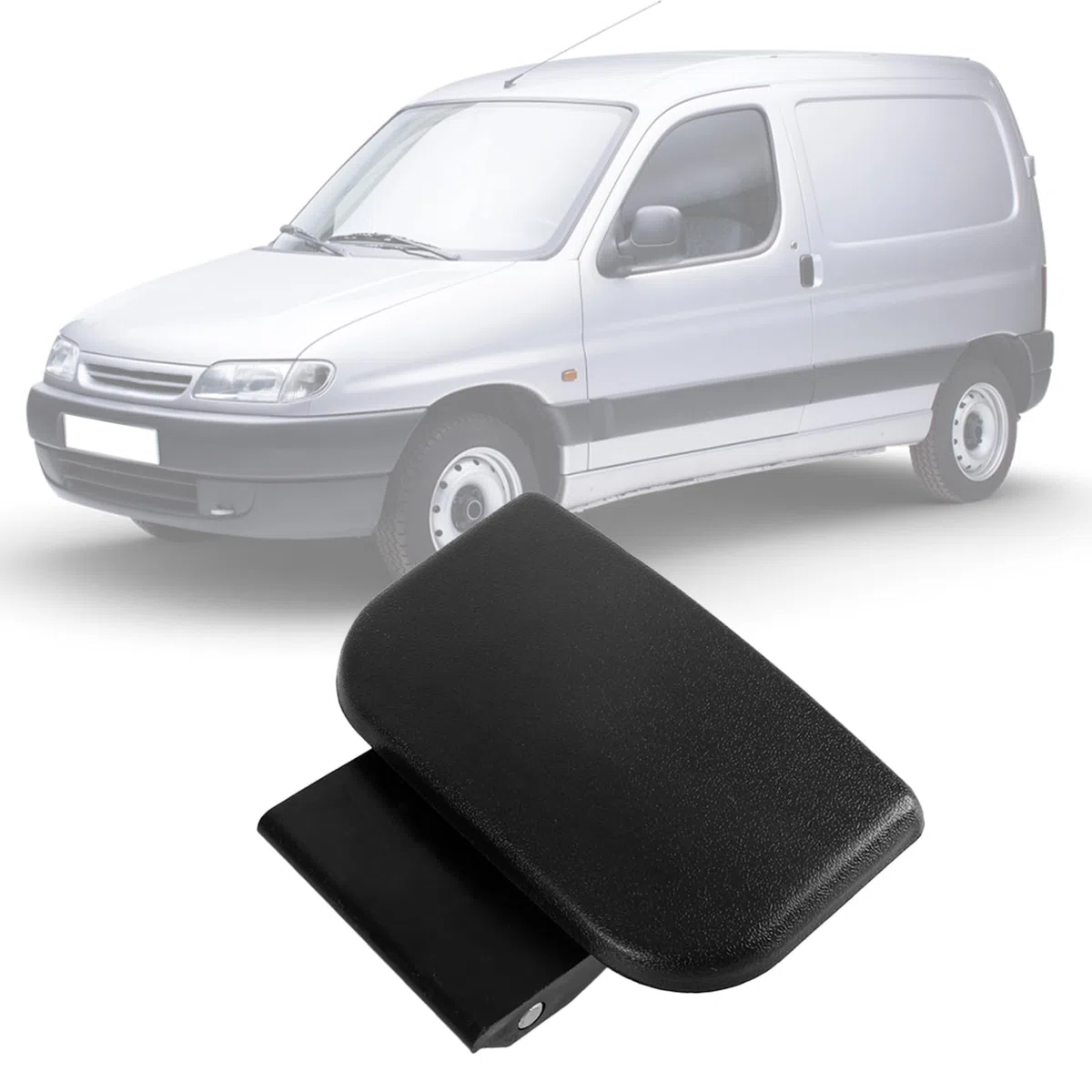Manija de la Puerta Lateral Exterior Compatible con Citroen Berlingo Primera Generación M49 1996-2008 Saxo 1996-2003 ZX 1991-1998 Manija del Automóvil Compatible con Peugeot Partner 1996-2008 106 9101