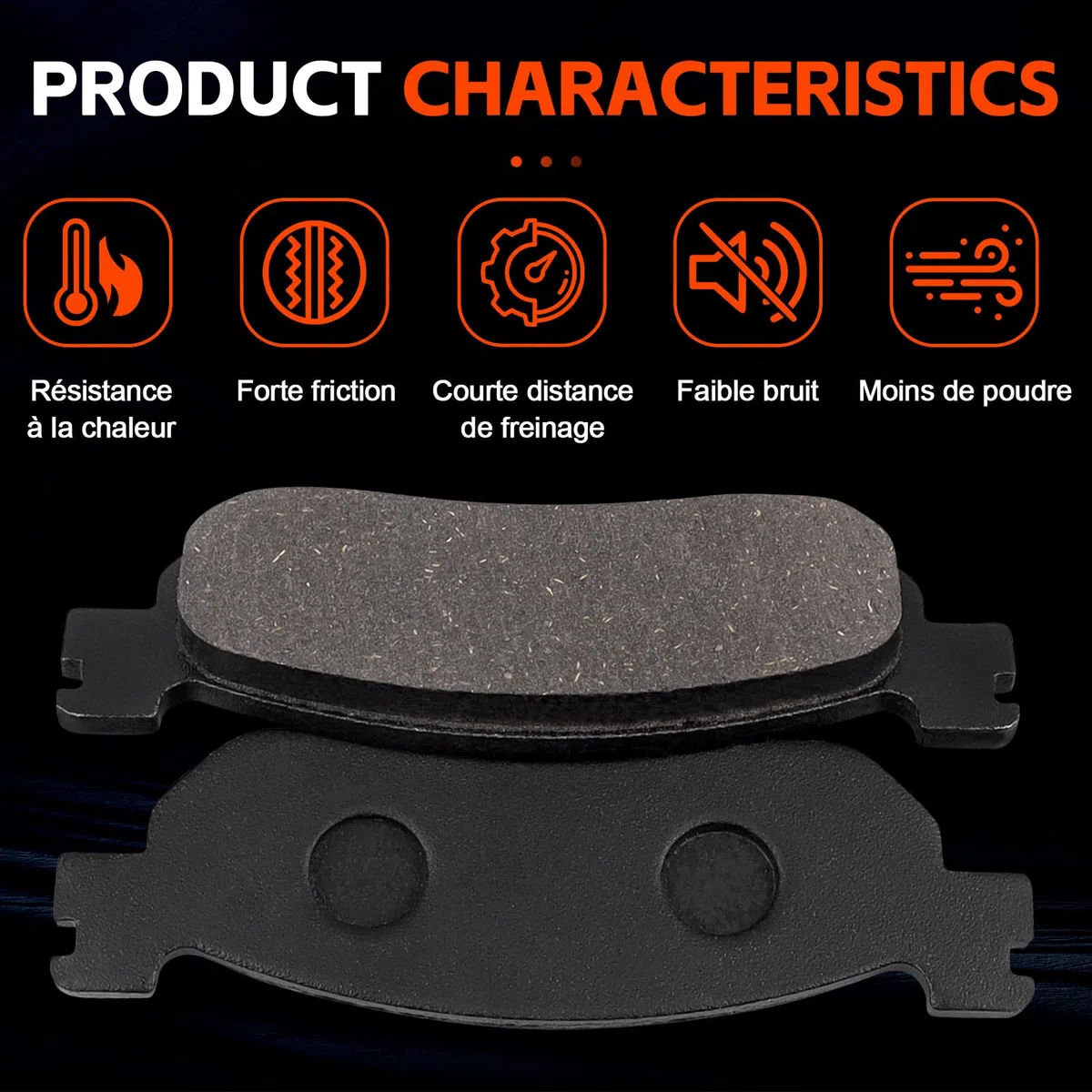 Pastillas de Freno Delantero y Trasero para YAMAHA VP250 VP 250 X-City 250 2007-2013 XP 250 R X-Max 2010-2013 YP 250 R X-Max ABS 2011-2016