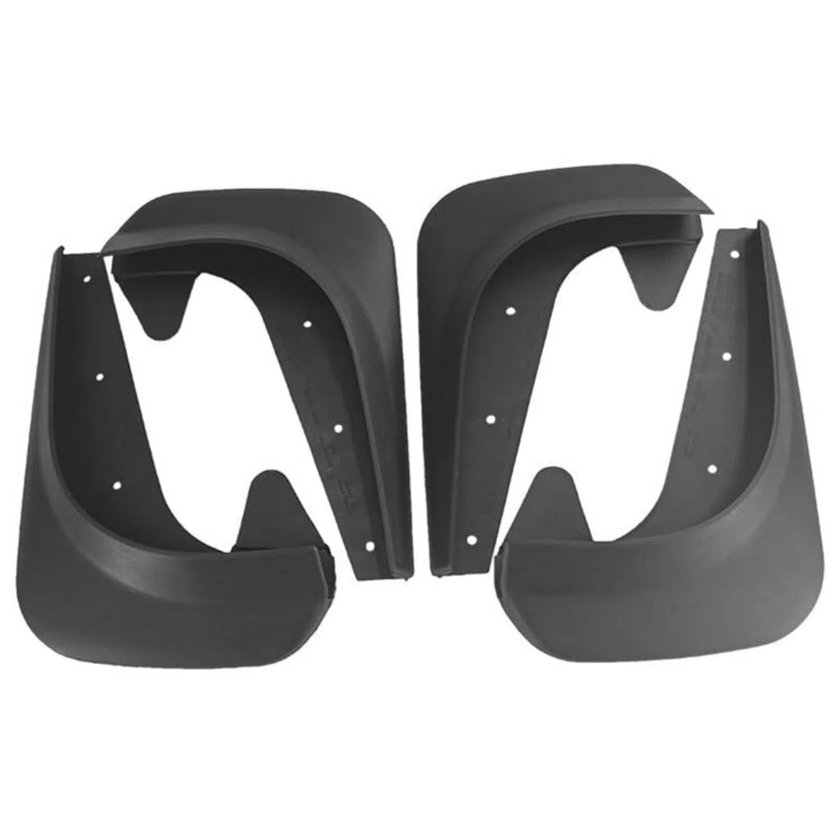para Renault Rafale Hybrid 2024 2025 2026 Faldillas Antibarro, Guardabarros Delanteros y Traseros de PP Flexible, Kit de 4 Piezas con Tornillos de Montaje