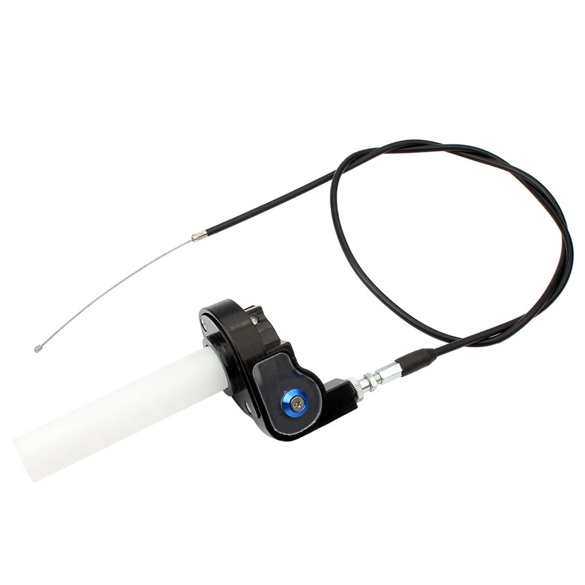 Empuñadura de Motocicleta con Cable del Acelerador,Cable de Manillar de 7/8 Pulgadas,Cable del Acelerador de Rotación Rápida para Motos de Cross Y ATV De Bolsillo de 50-200 CC