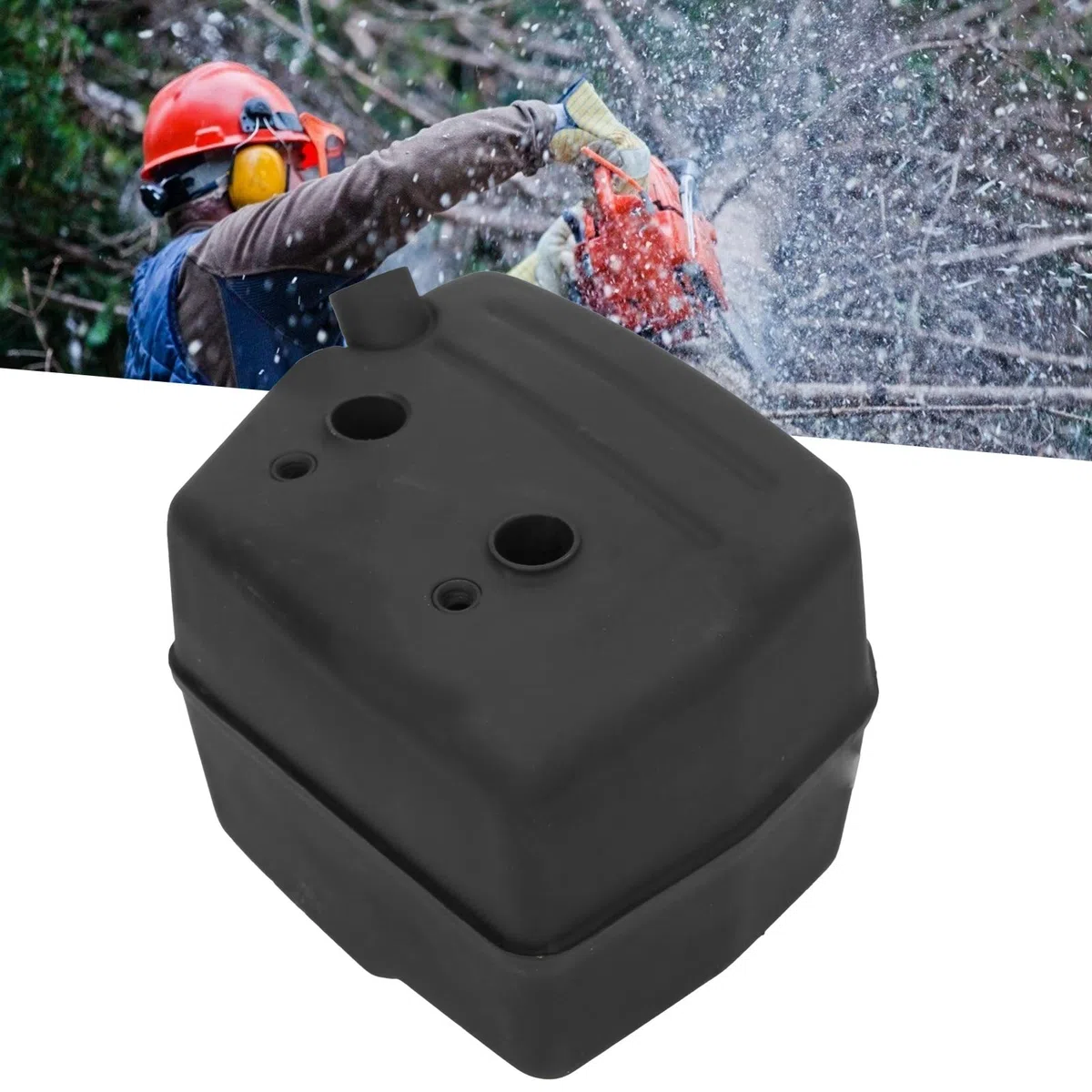 ZPSHYD Kit Deflector De Silenciador Escape Para Motosierras Husqvarna 61 268 272 272XP, Reducción Ruido Mejorada, Fácil Instalación