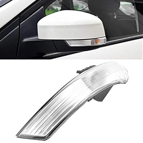 KIMISS Luz de señal de del espejo retrovisor izquierdo-Señal de de espejo, indicador de espejo ABS, indicador de espejo retrovisor izquierdo/derecho, luz de señal de para Focus