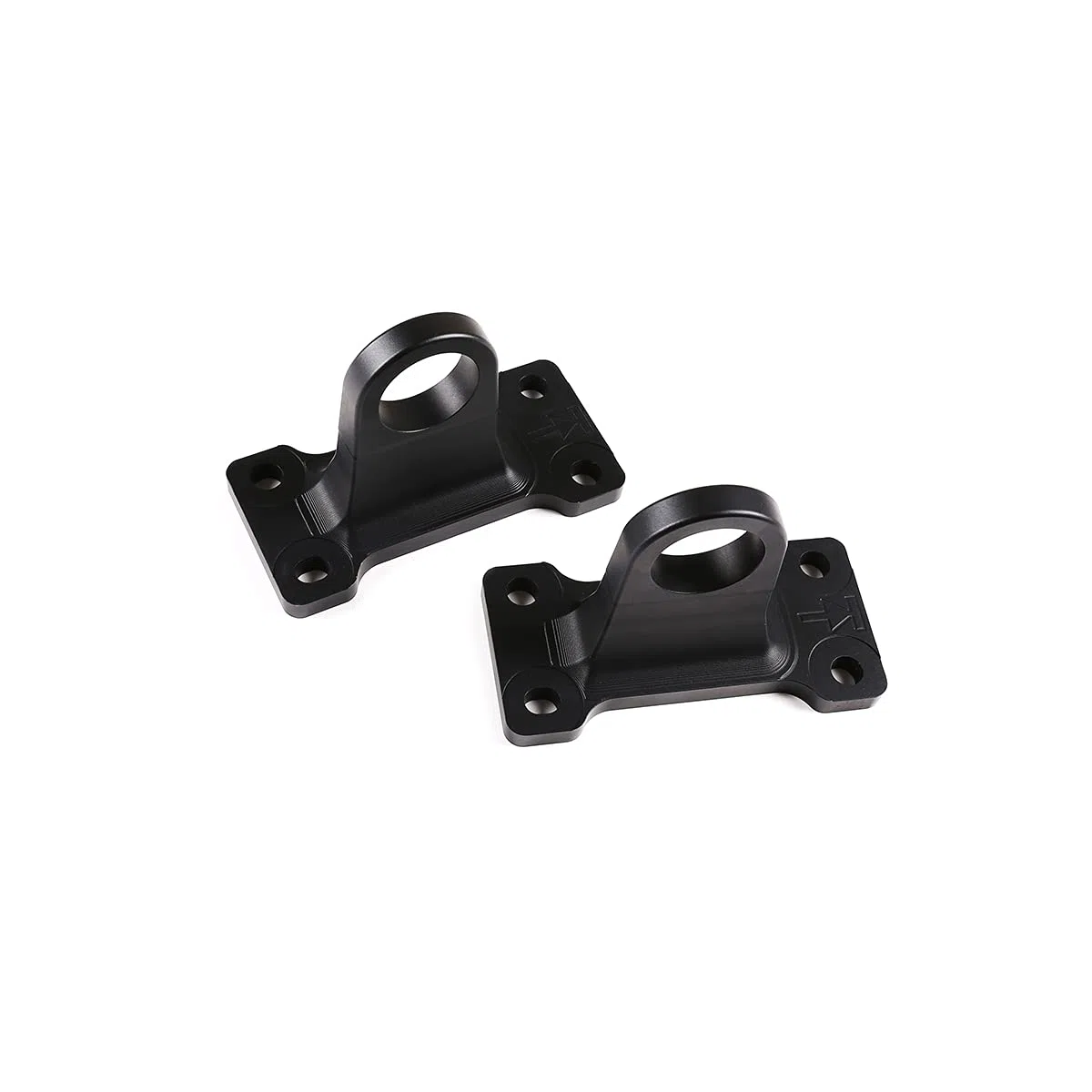 Gancho de remolque de aleación de aluminio resistente para LR Defender 90 110 2020-2022 Kit para accesorios de remolque (2 unidades, negro)