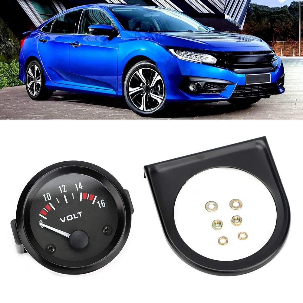 universal 12 V voltímetro de coche 52 mm/2 in voltaje medidor calibre 8-16 V BX100007