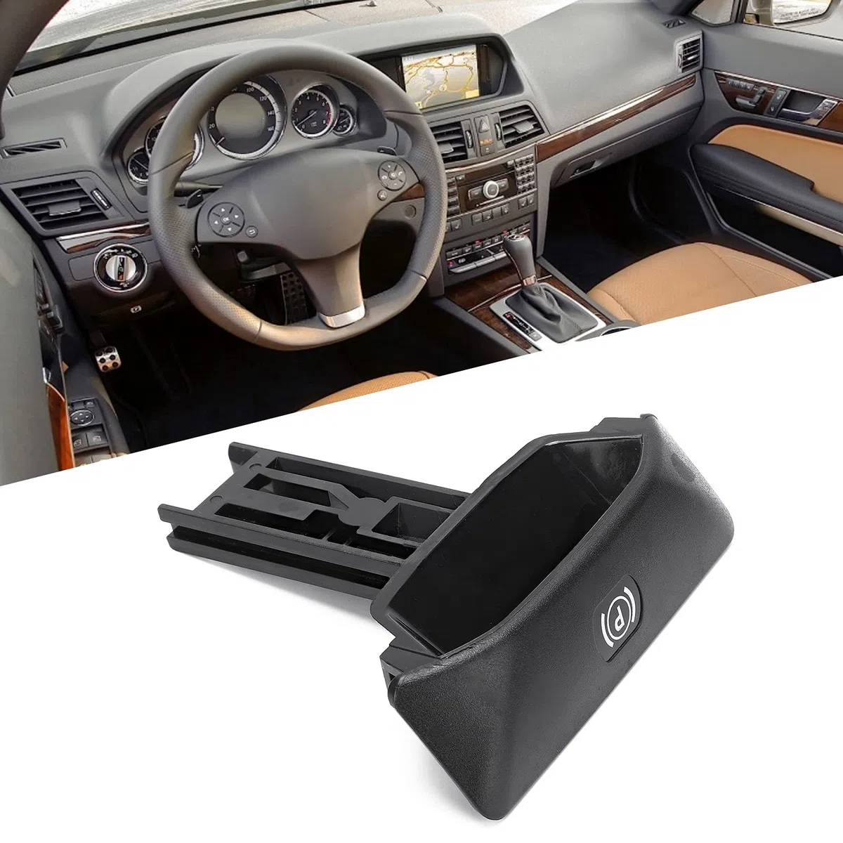 Tbest Discos de Freno y Accesorios Manija de Freno de Estacionamiento Reemplazo para C E W204 W212
