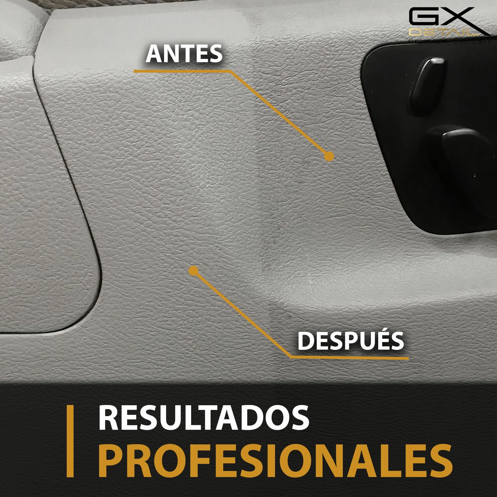 GxDetail APC Limpiador Multiusos para Coche 1 Litro – Limpieza Profunda en Interiores y Exteriores – Elimina Grasa, Suciedad y Manchas – Seguro para Tapicerías, Plásticos y Motores.