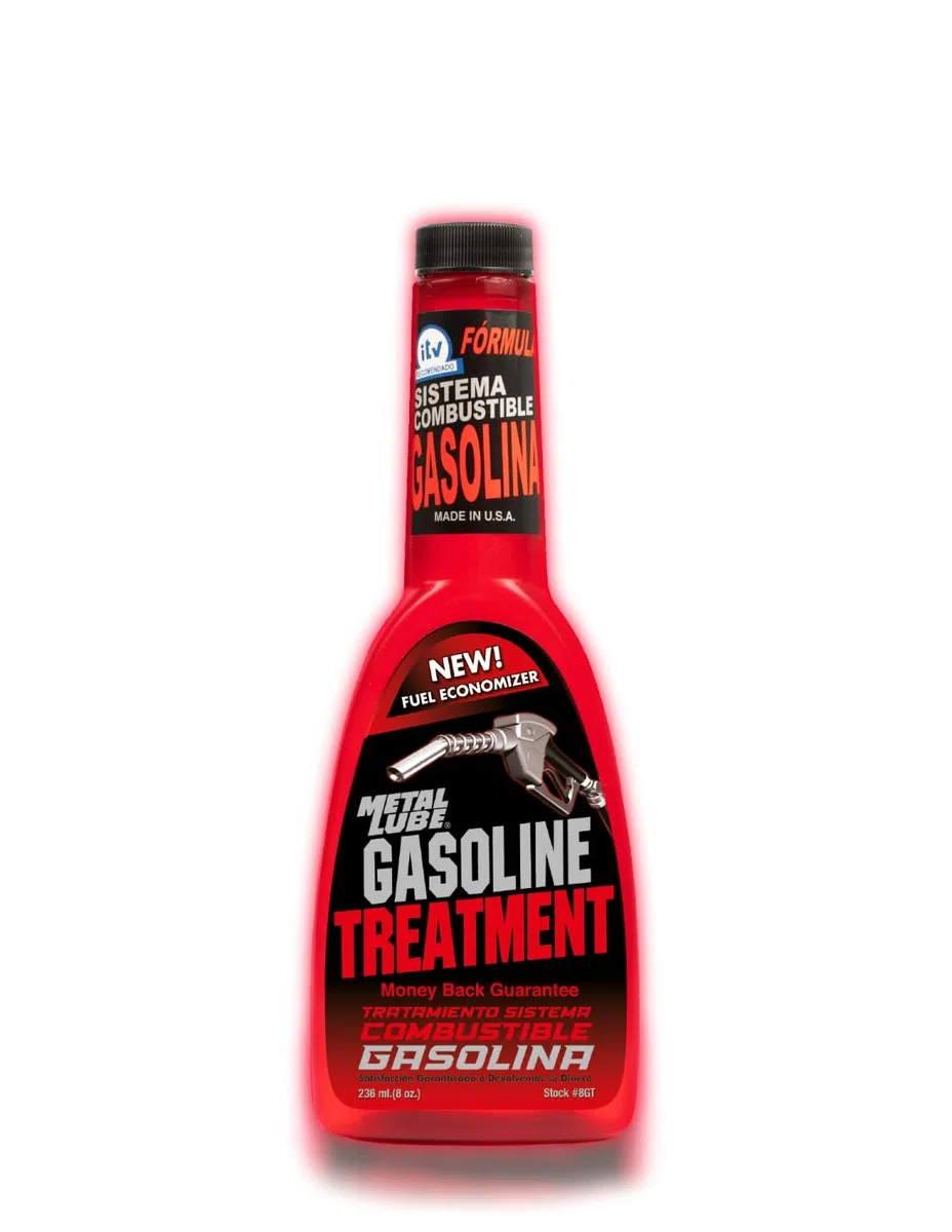 Metal Lube Tratamiento Sistema Gasolina – Aditivo Antifricción para Motores, Limpieza Inyectores, Reduce Consumo y Emisiones, Mejora Rendimiento y Arranque – Envase 236 ml