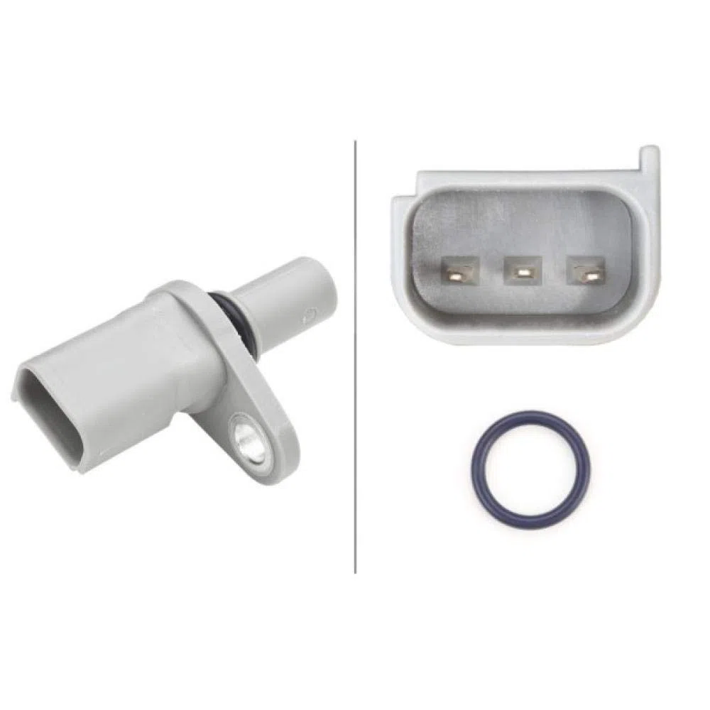 HELLA 6PU 009 121-681 Sensor, posición arbol de levas - 12V - 3polos - con junta - sin cable