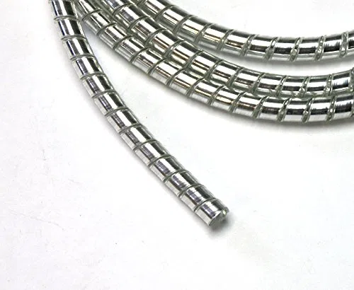 Cromado Espiral Cable Envolvente/Cable Organizador - 6mm