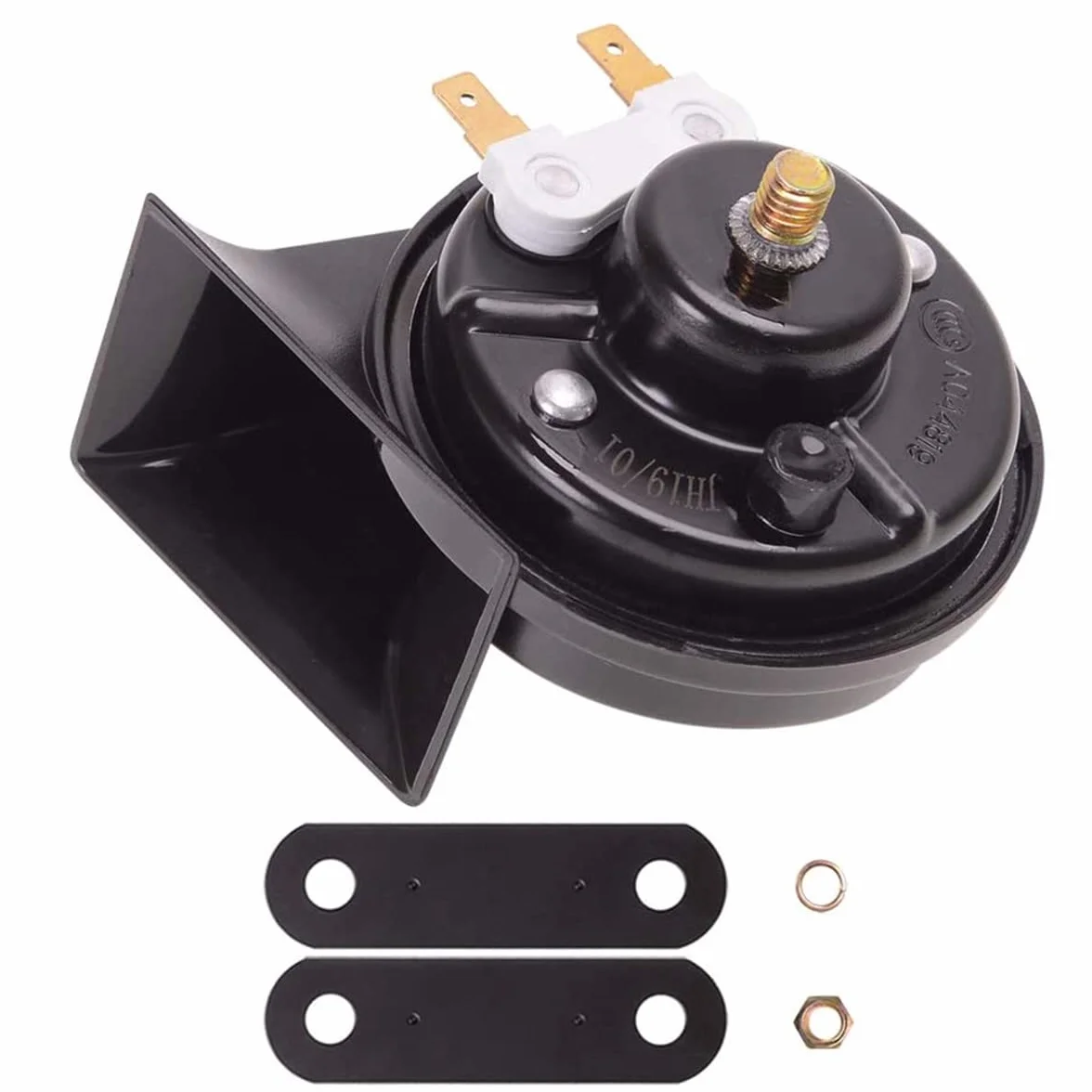 Evermotor Universal Loud Snail Claxon Horn para motos de camiones de coches 12V 500 Hz 118 dB
