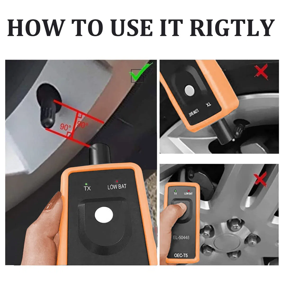 Sensor del monitor de presión de neumáticos, herramienta de activación de reaprendizaje de restablecimiento de TPMS para coche universal