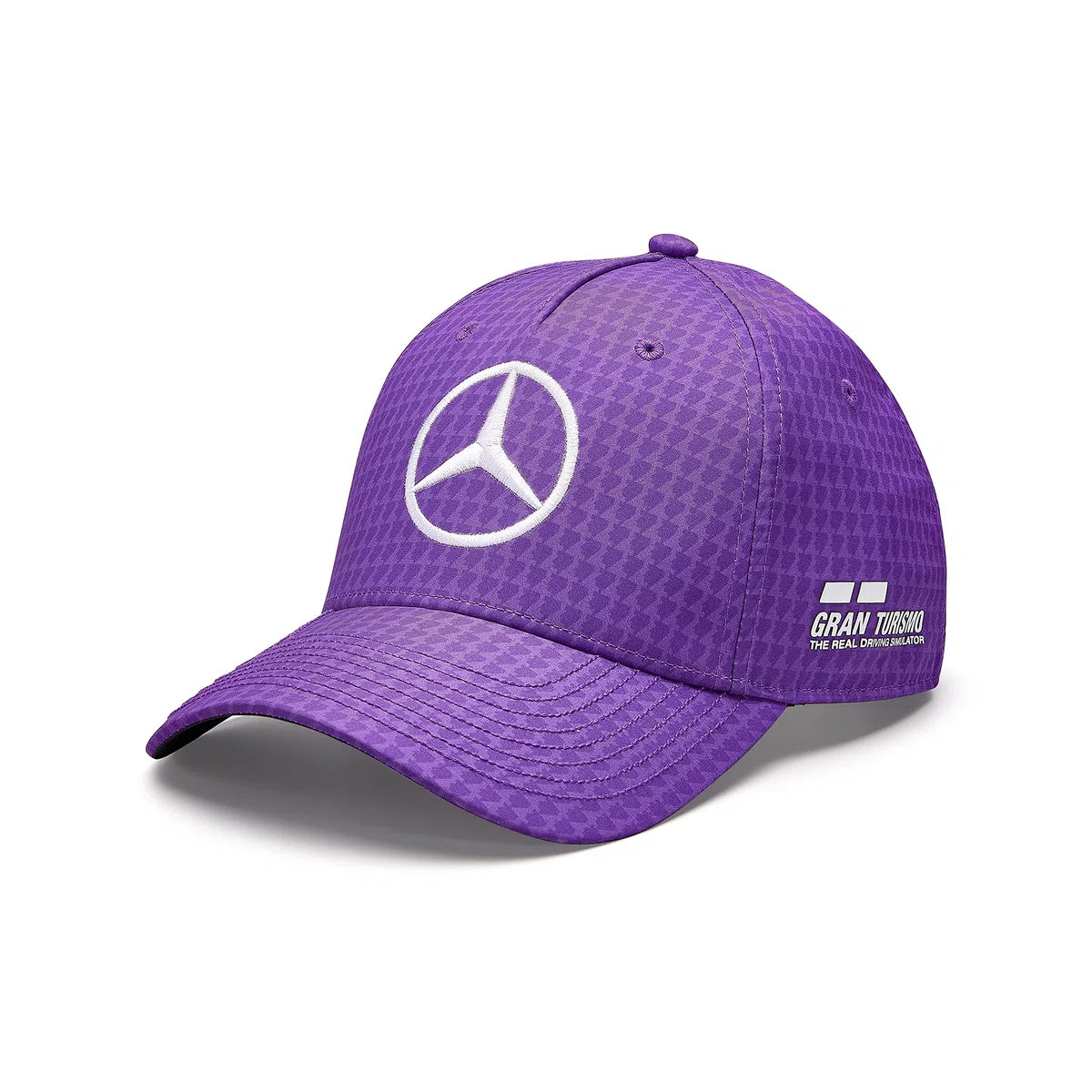 Mercedes AMG Petronas Formula One Team - Gorra Infantil de Lewis Hamilton 2023 - Morado - Talla única