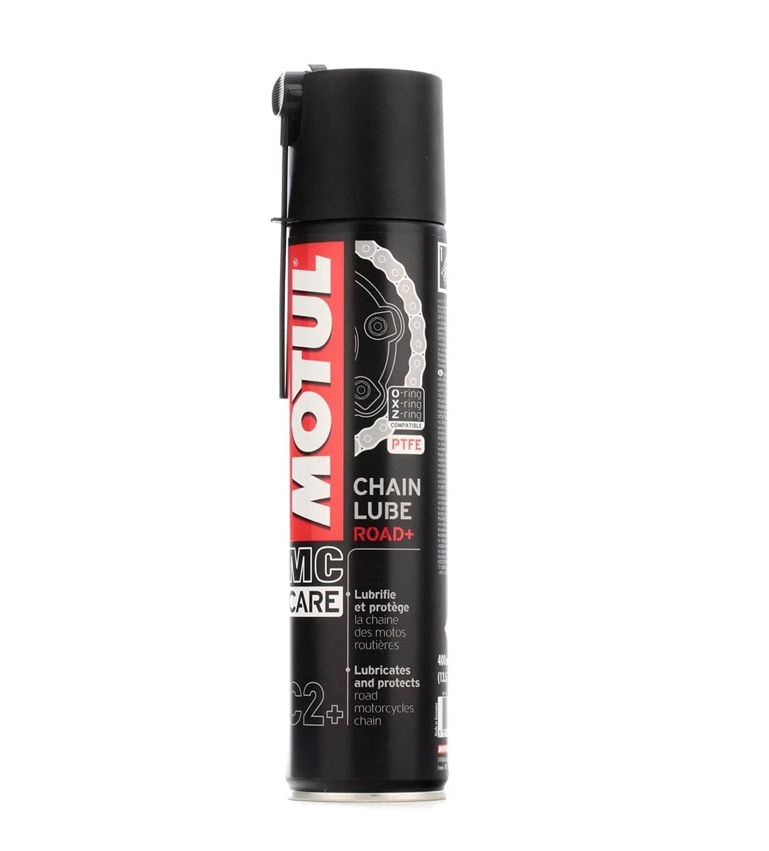 MOTUL 103008 C2 + Chain Lube Road Plus, 400 ml