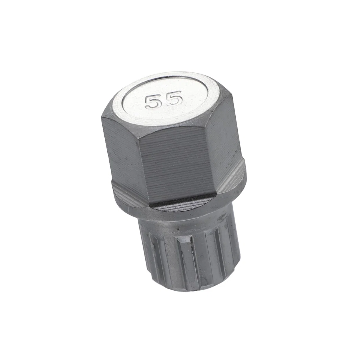 A ABSOPRO Extractor de Pernos de Cubo de Coche Rueda Bloqueo Orejeta Tuerca Antirrobo Zócalo Llave Rueda Bloqueo Llave 55/10PT Reemplazo de artículo