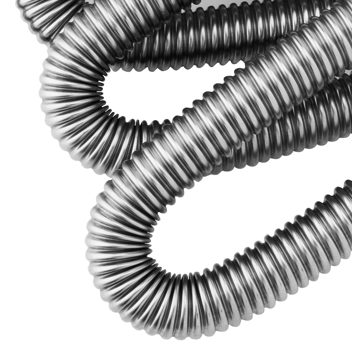 Manguera de escape de 300 cm, 25 mm, para generador eléctrico, escape de calefacción estacionaria, acero inoxidable con silenciador y abrazadera de manguera, tubo de escape de calefacción