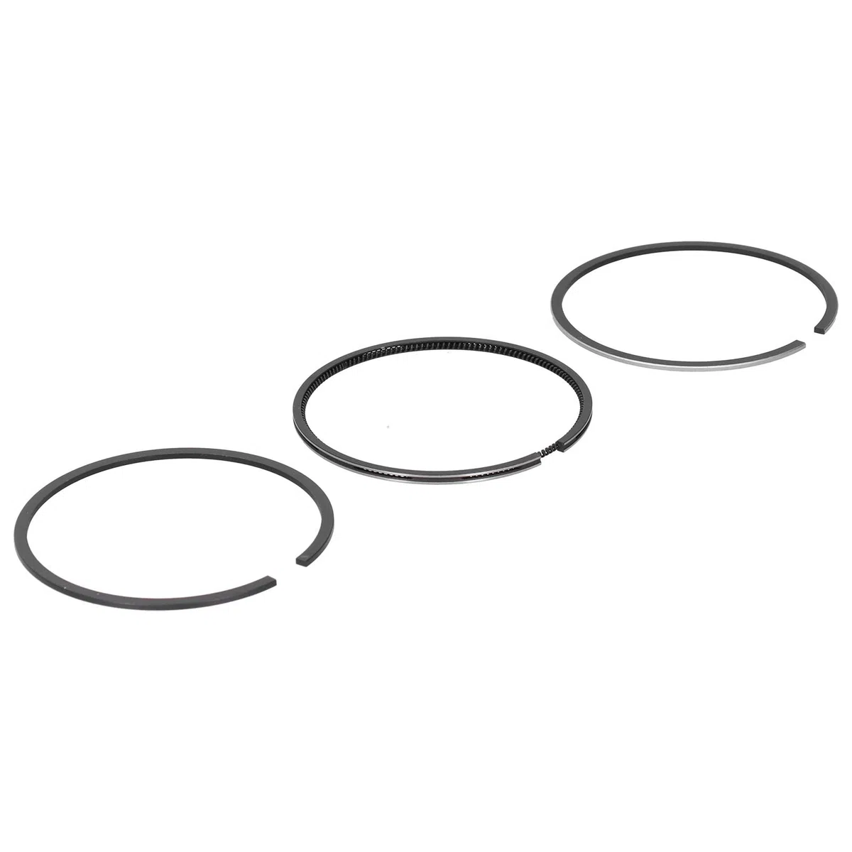 AMONIDA Juego de Anillos de Pistón de Alto Rendimiento para Generador Diésel Refrigerado por Aire Accesorios de Motor 192F Aleación Duradera de 92 Mm 3 Unidades