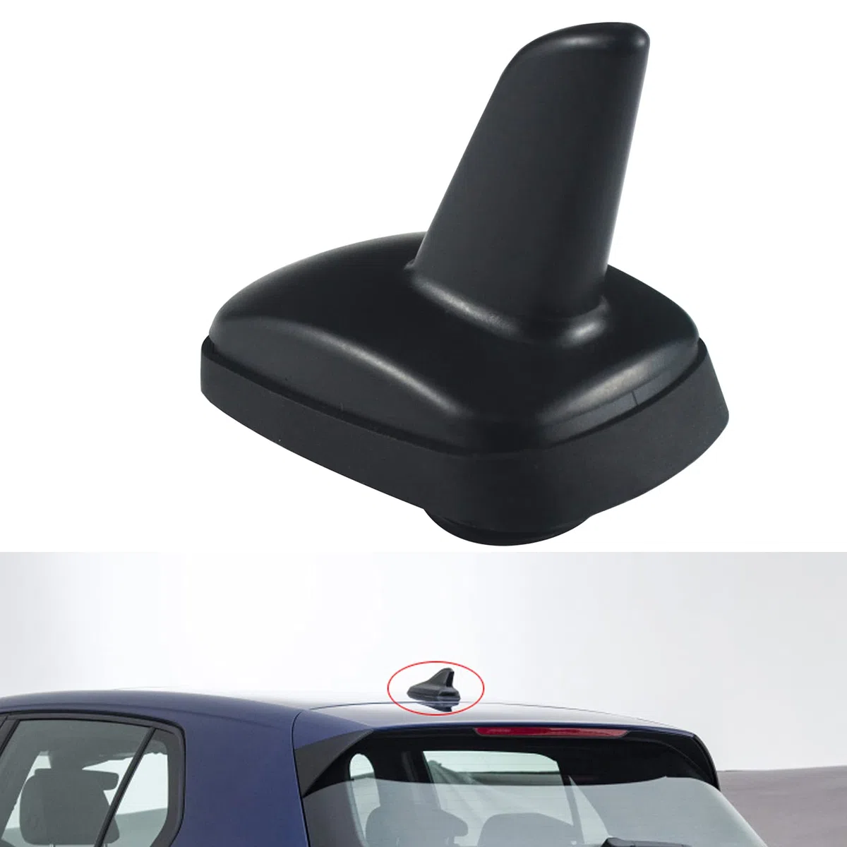 Antena de Aleta de tiburón Antena de Radio de Techo para Golf Passat Jetta TOURan Polo Skoda Seat