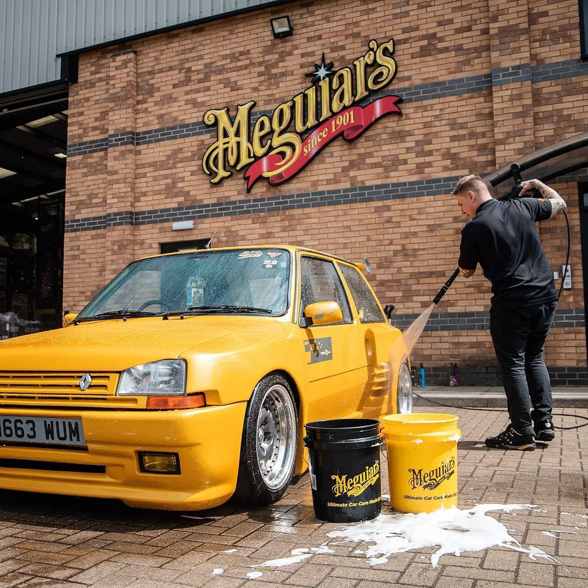 Meguiar´s G17716EU, Ultimate Wash and Wax, Champú con cera, 473 ml