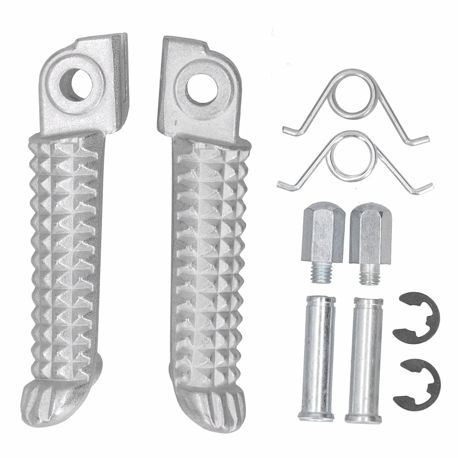 Pedal de motocicleta, clavija de reposapiés, estribo de Metal para carreras de Moto, Pedal de reposapiés apto para R1 R6 MT09 MT07 R3 R15 R25 FZ1 FZ6 YZF600 YZF1000