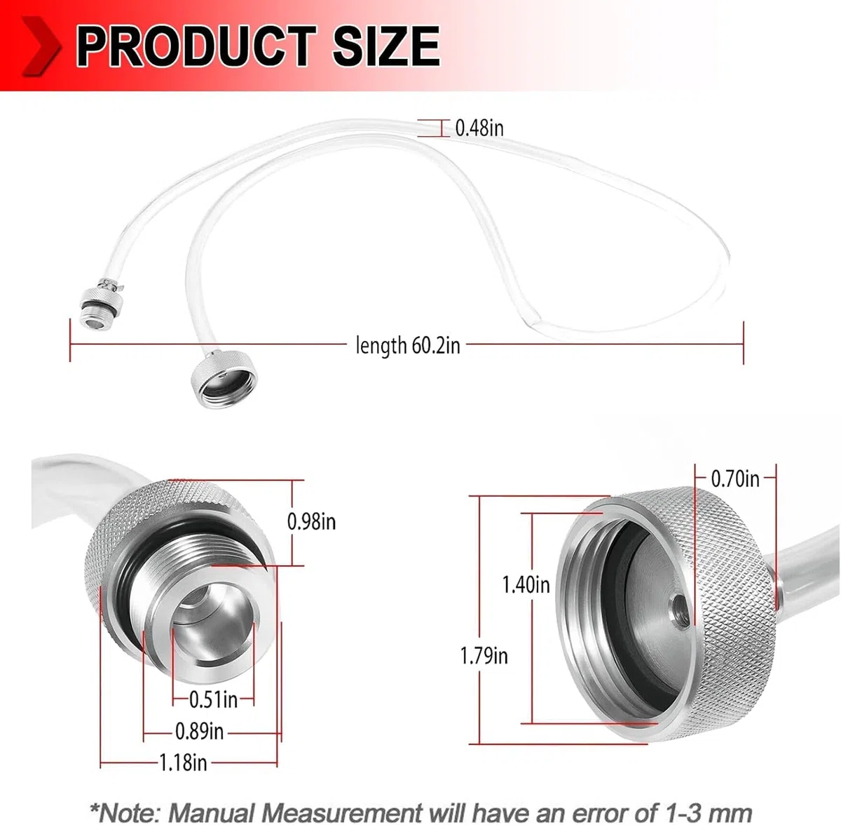 Adaptador de Cambio de Aceite de transmisión OEM Vas 6262 VAG para Manguera de llenado de Aceite Audi.