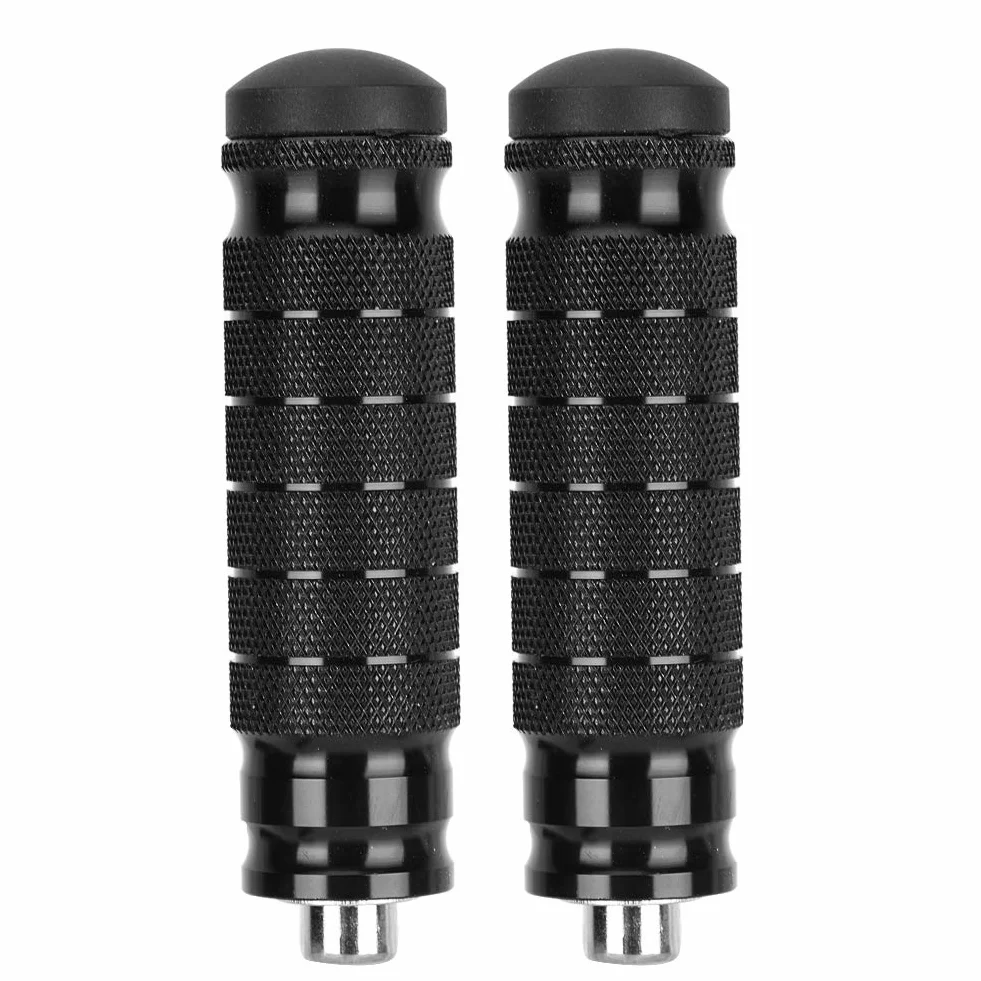 Nikou Reposapiés de motocicleta M8-2 piezas Reposapiés traseros CNC Pedales de clavijas de reposapiés antideslizantes universales M8 con pernos de montaje de 8 mm