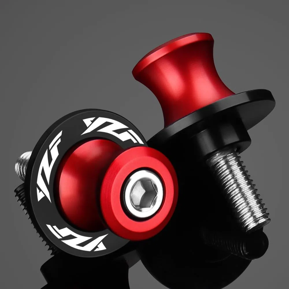 Diábolos Moto - M6 Brazos Oscilantes Tornillos del Soporte Motocicleta Aluminio Compatible YZF R1 R3 R6 R6S R25 R125 600R YZFR7 YZFR6
