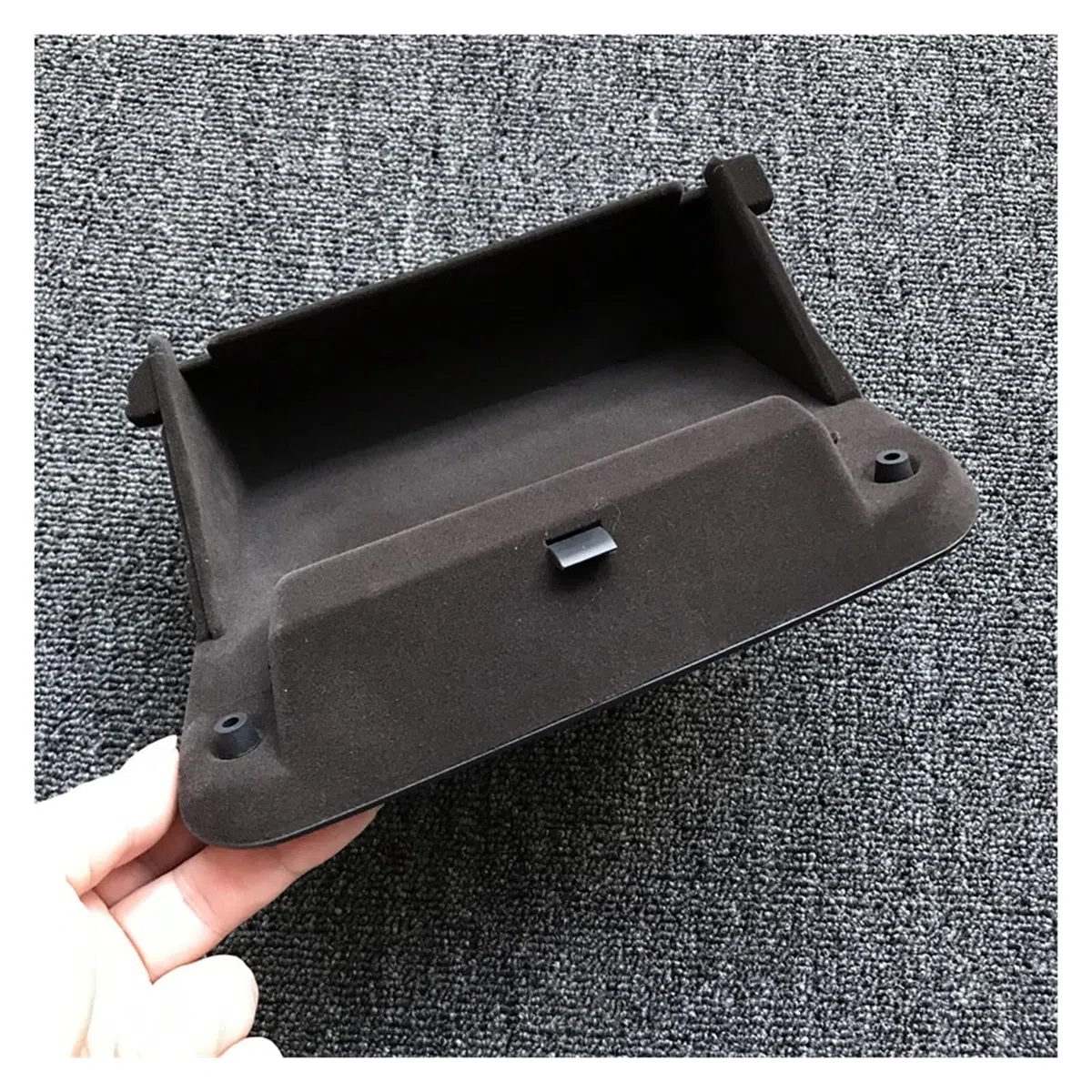 liwei Store Compatible con Audi Q3 guantera Izquierda guantera guantera guantera Cubierta de Placa Protectora Inferior del Conductor