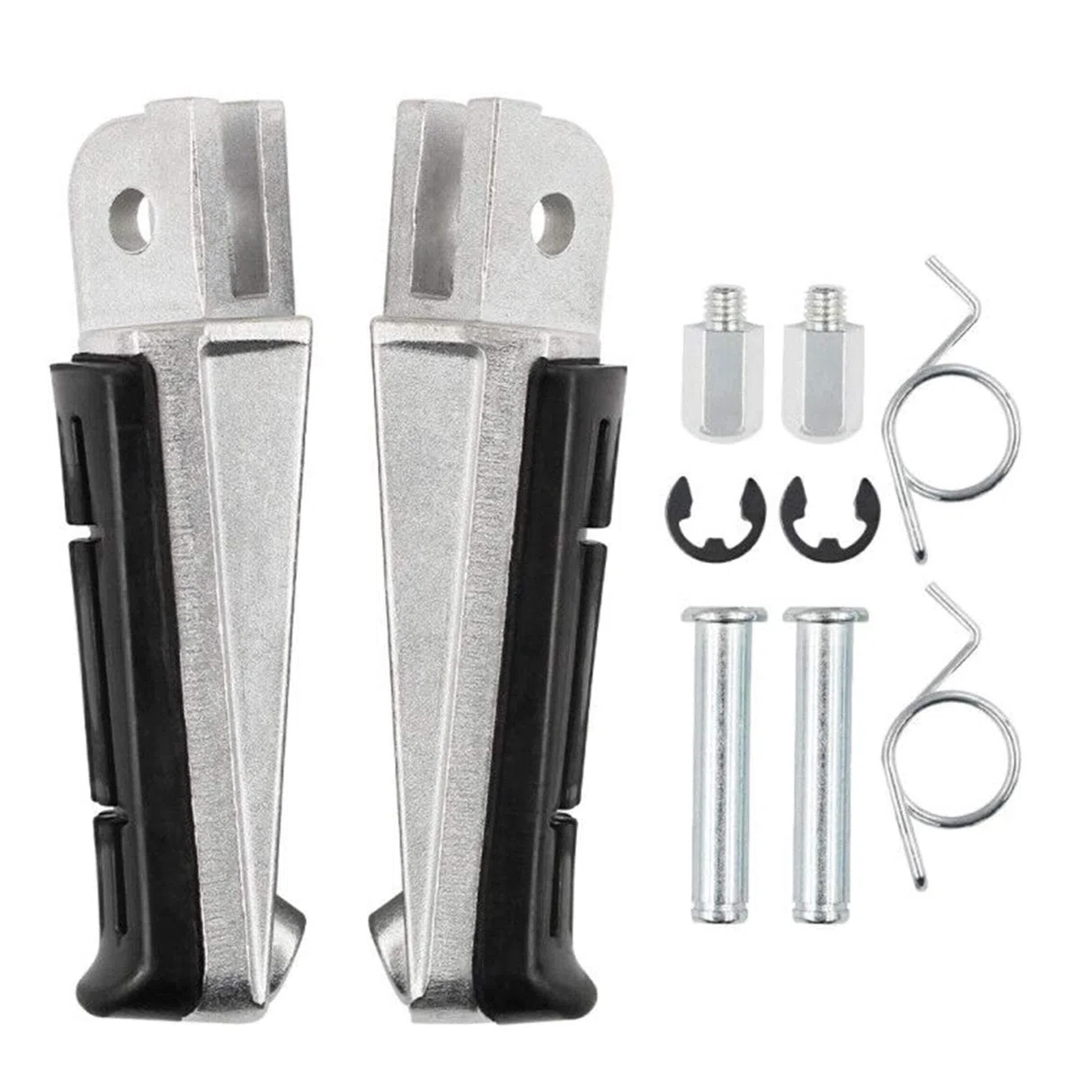 AHL Motocicleta Delantero Estribera Reposapiés Conjunto para Yamaha XJR400 XJR1200 XJR1300 FJR1300 XJ6 FZ1 FZ6 FZ6R FZ400 FZ1000