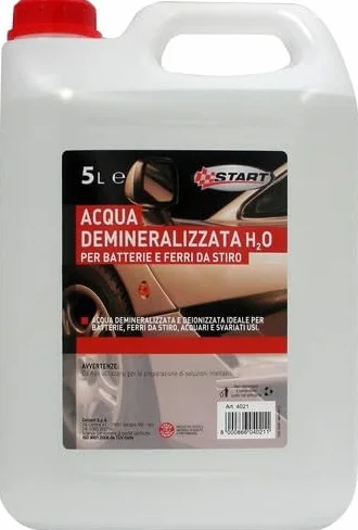 START Agua desmineralizada H2O para baterías y planchas 5L