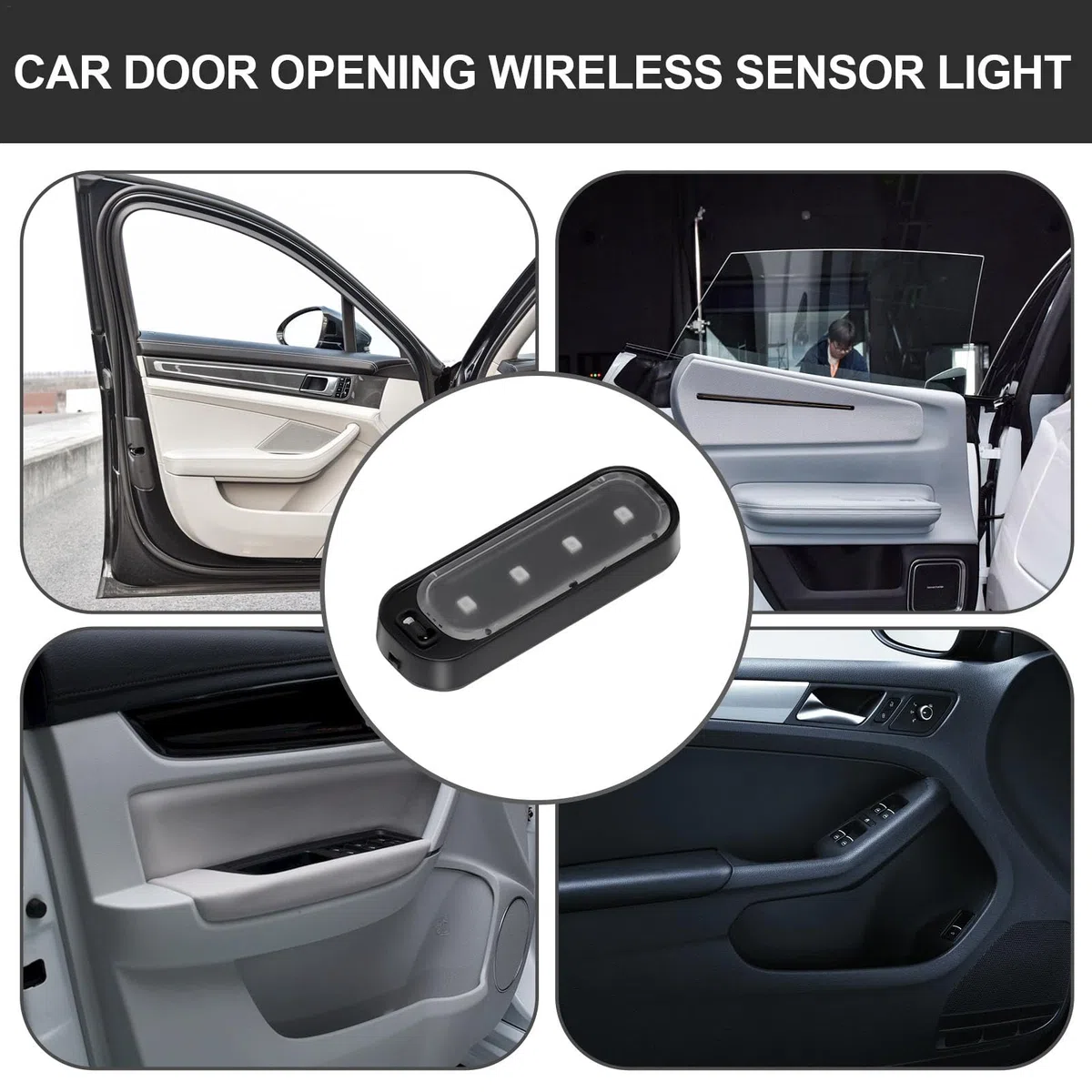 Luz de cortesía de bienvenida para puerta de coche, luces de cortesía inalámbricas para puerta de coche, luces LED de cortesía de bienvenida, proyector de sombra de cortesía, luces de camino