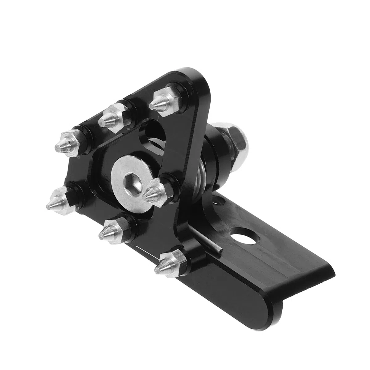 Reposapiés Trasero de Motocicleta de Aleación de Aluminio Negro Pedal de Freno para Moto Todoterreno Atv Soporte Ergonómico Antideslizante para Conducción Segura y Resistente