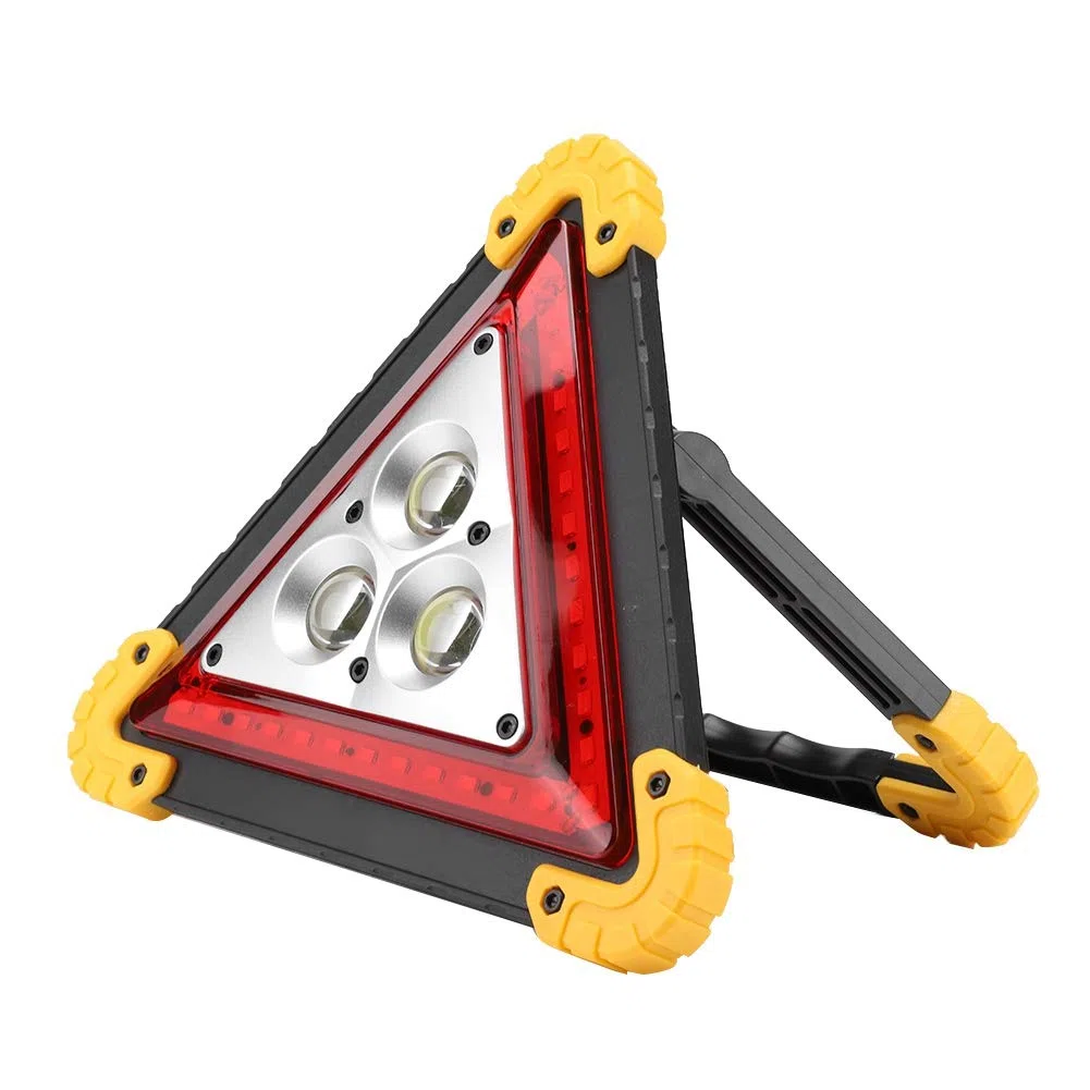 30W Luz de Alerta, Triangulos Coche,Señal de Stop de Advertencia de Triángulo, LED Luz de Seguridad de Emergencia de Avería de Automóvil Multifunción