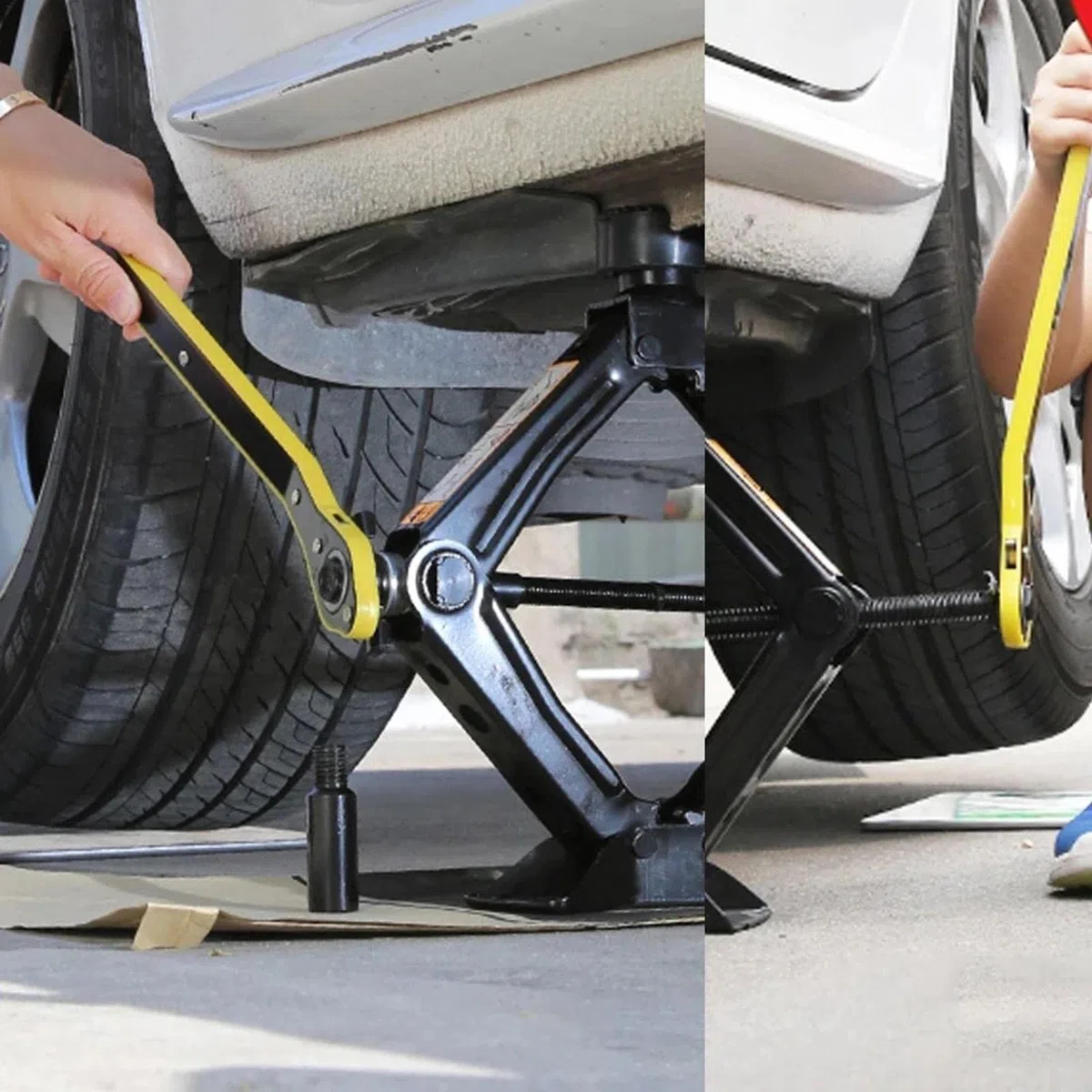 carraca, trinquete, fácil usar trinquete, herramienta gato hidráulico, cambio neumáticos llave cruzada, elevador tijera coche, herramienta cambio neumáticos coche