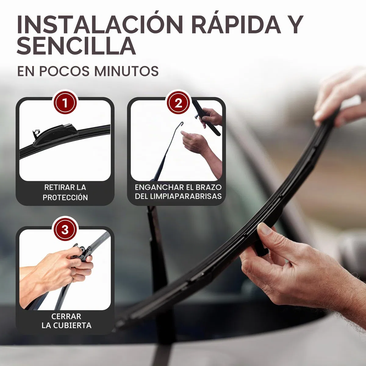 Recambo Limpiaparabrisas delantero y trasero compatible con Opel Meriva A | año de fabricación 2003 2010 (juego de 3: 600 mm/600 mm/400 mm)