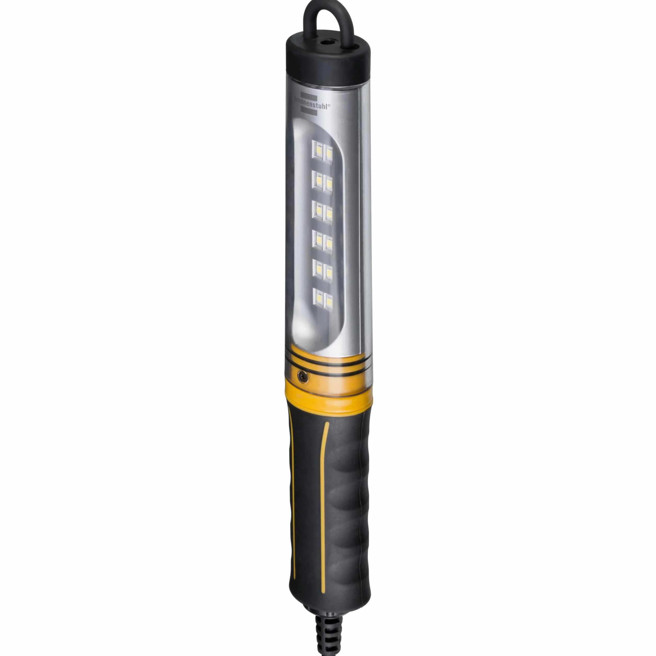 Brennenstuhl Luz de trabajo regulable SMD LED, 12 x SMD LED 570 lm, práctica y resistente, luz de taller con protección IP65 e IK07, cable de 5 m