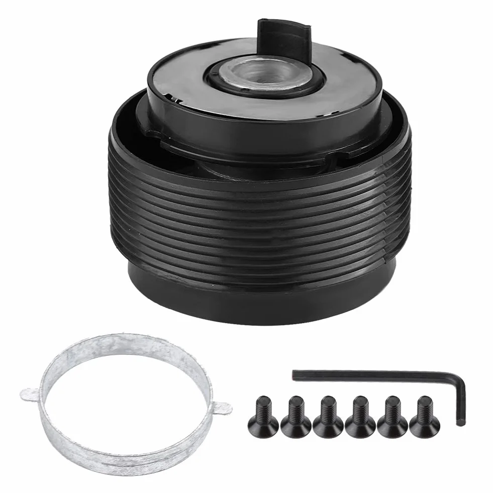 Adaptador de cubo de volante Juego de adaptador de liberación rápida de cubo de volante de aleación de aluminio para coche