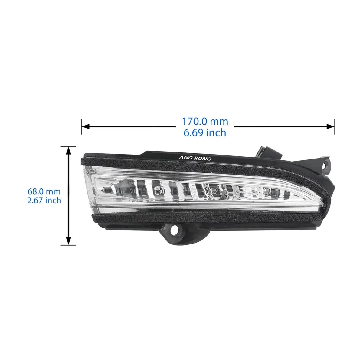 Espejo Retrovisor Indicador Luz Indicadora LED Para Espejo Retrovisor De Puerta Exterior Izquierdo Y Derecho Para Ford Para Mondeo MK5 2014-2019(Right)