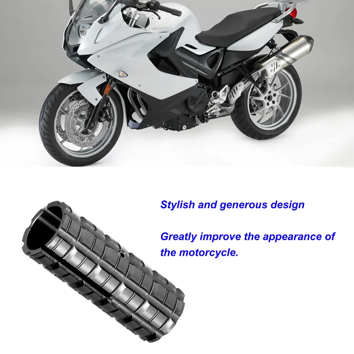 OUKENS Cubierta de clavija de cambio de marchas para motocicleta, protector de extensión de pedal de palanca de cambio de marchas para S1000XR K1600 G310R/GS R1250GS F800GT(Negro)