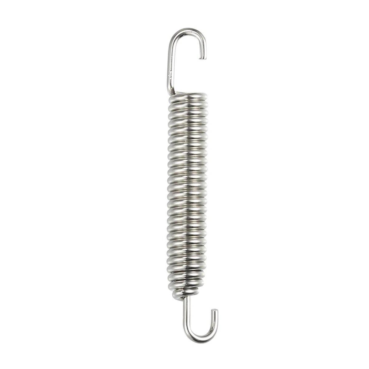 A ABSOPRO 4uds Tubo Escape Resorte para Motocicletas 80mm 3.15" Plateado Tono
