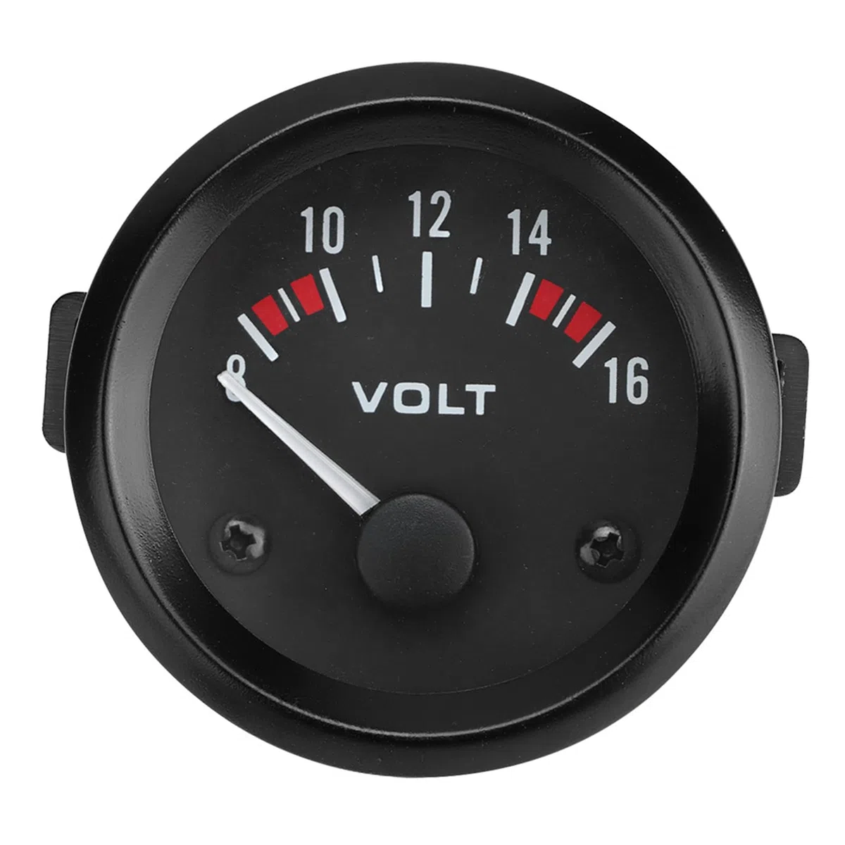 Voltímetro para Automóvil, Voltímetro Universal para Automóvil 12V 52 Mm Medidor de Voltaje Redondo 8-16V BX100007 para la Mayoría de los Automóviles de 12V