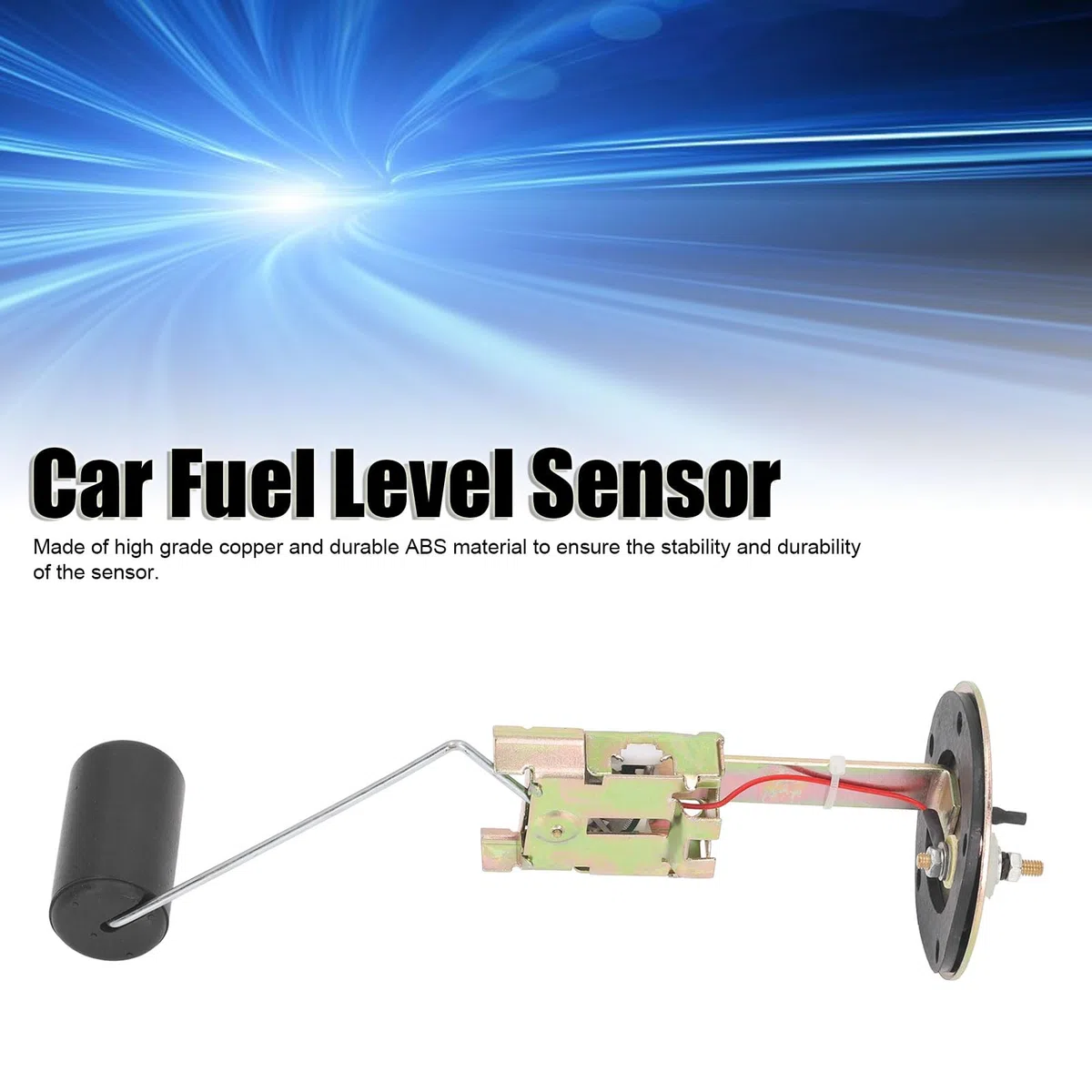 Unidad Emisora ​​de Indicador De Combustible Para Automóvil, Sensor De Nivel De Combustible Universal De Alta Precisión ABS De Cobre Para Tractor Generador De Carretilla Elevadora De Automóvil(200mm)