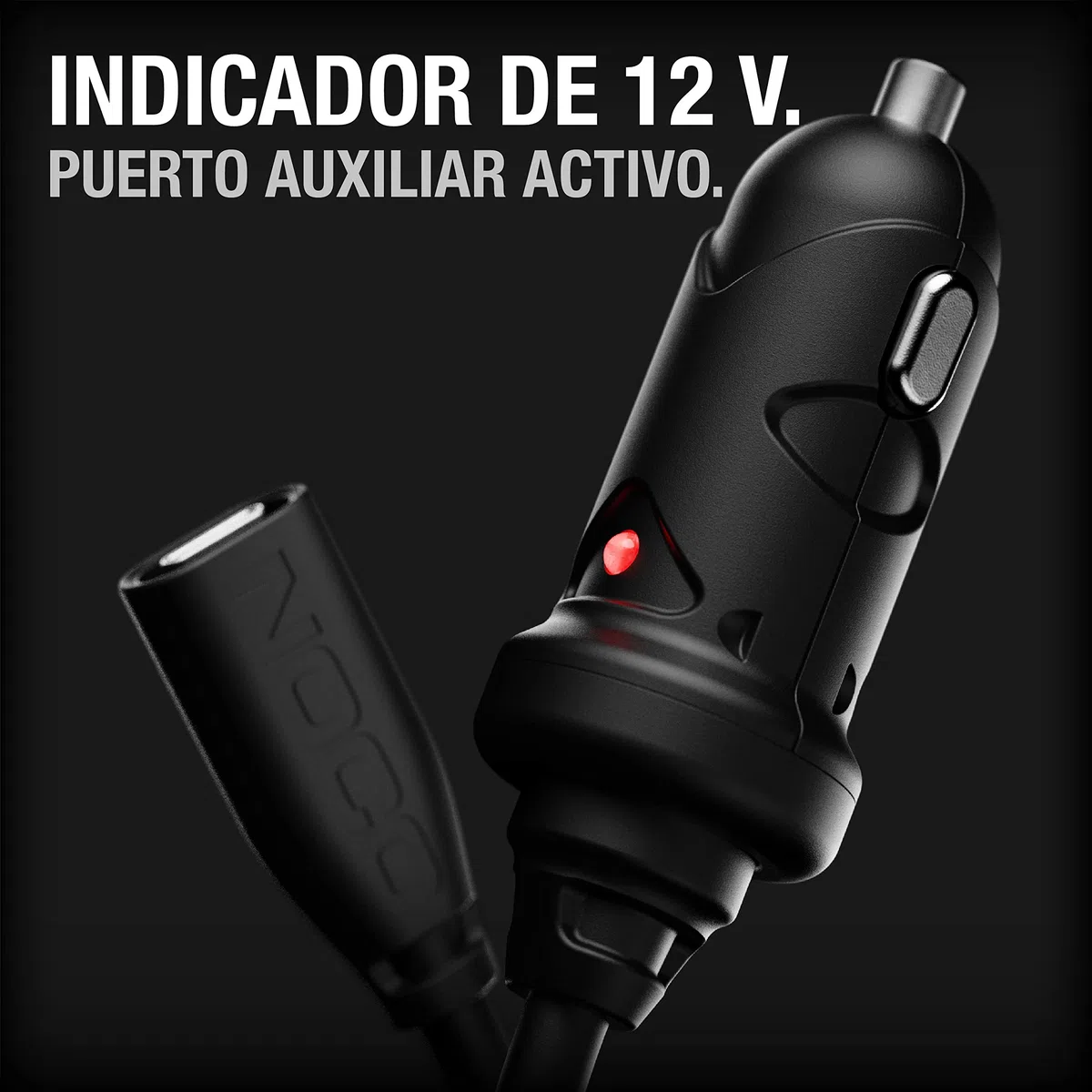NOCO GBC011 Boost X Cargador de Coche 12V 65W para Arrancadores Auxiliares de Litio GBX45, GBX55, GBX75 y GBX155 UltraSafe