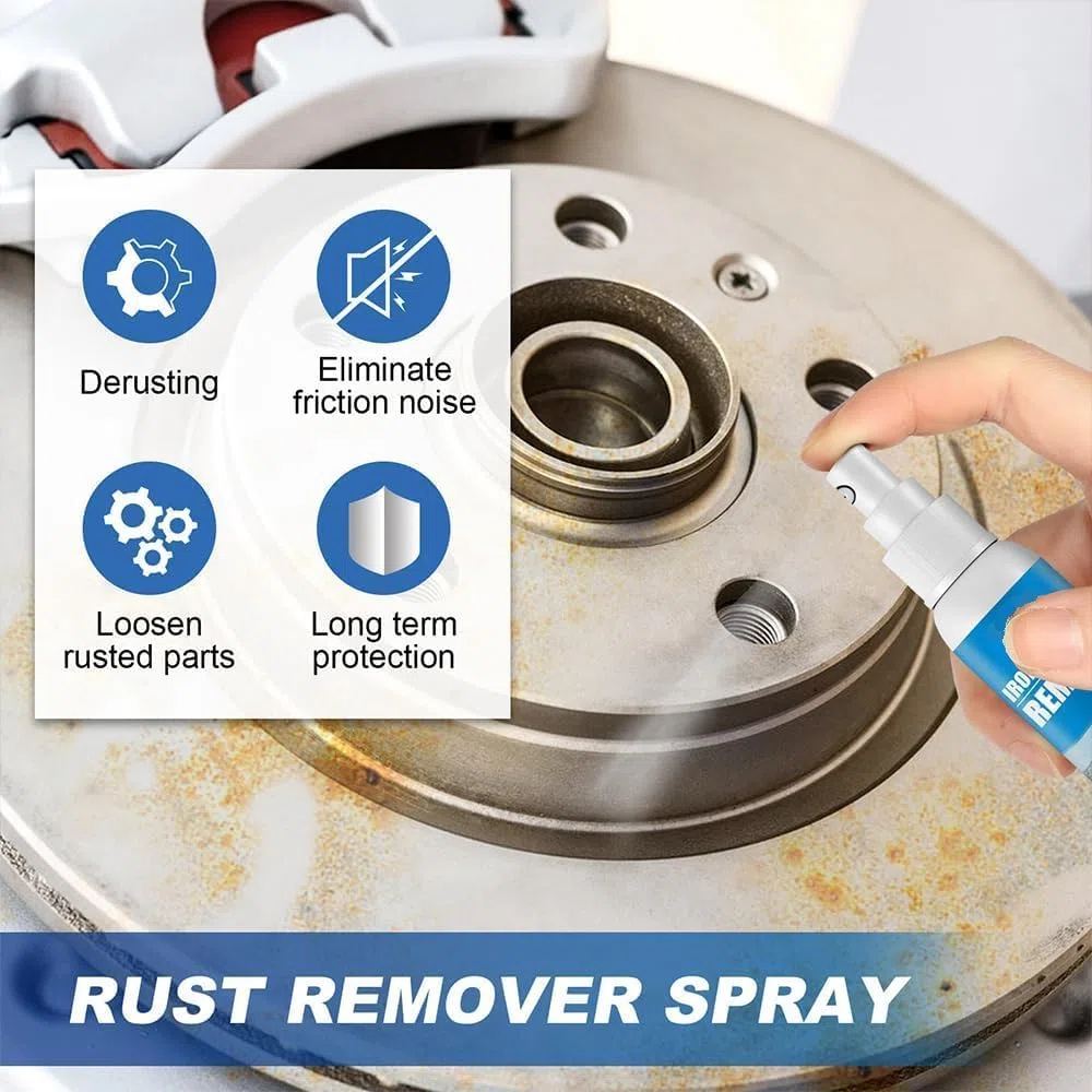 Removedor de Oxido, Quita Oxido Metal, Eliminador de Oxido, Iron Power Remover, Ouhoe Rust Remover, Para Óxido de Herramientas, Metales, Piezas de (3 piezas-30 ml)