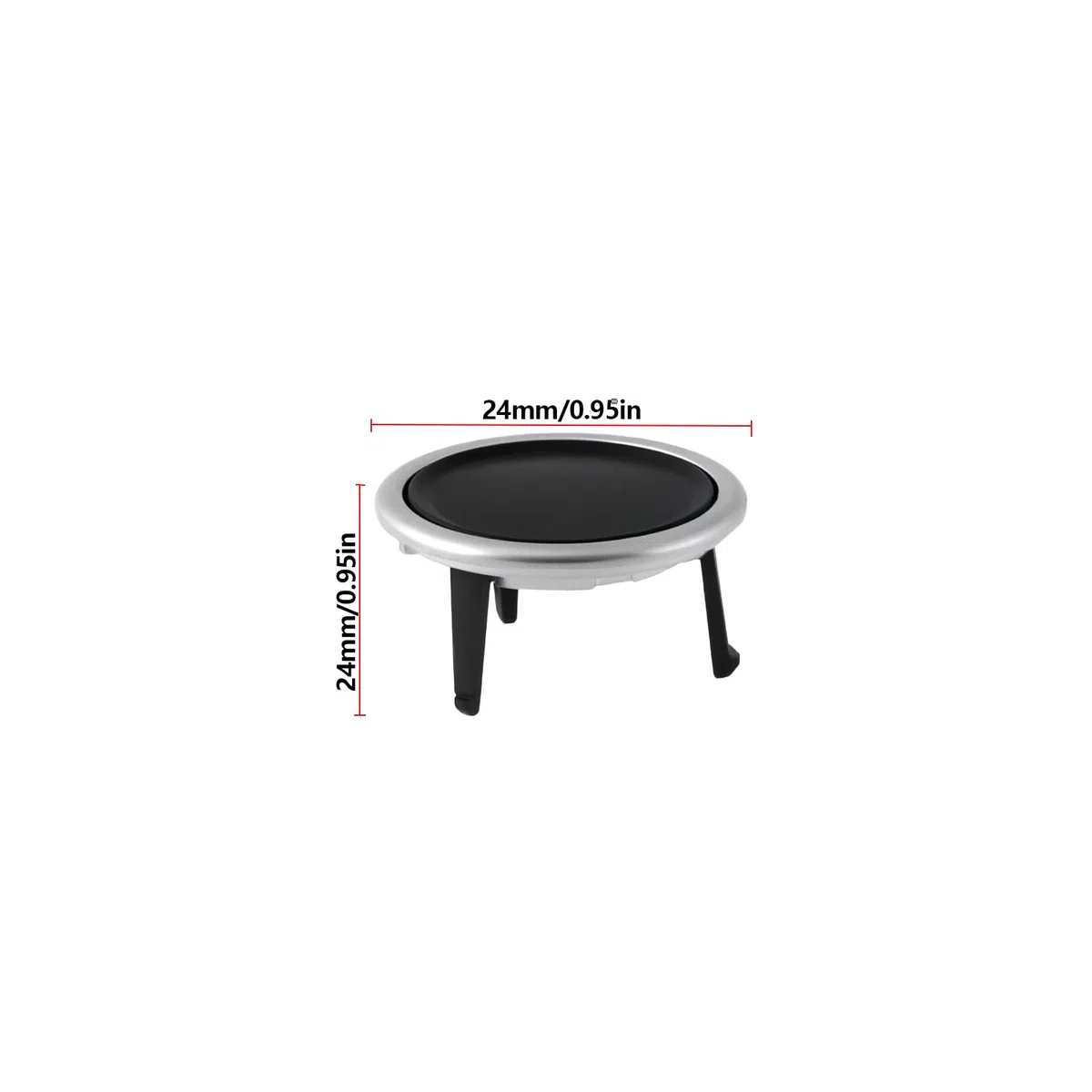 2 Interruptores de Botón de Aire Acondicionado Trasero para Coche Repuesto 7N0907049C Compatible con Seat Alhambra 2011-2016.