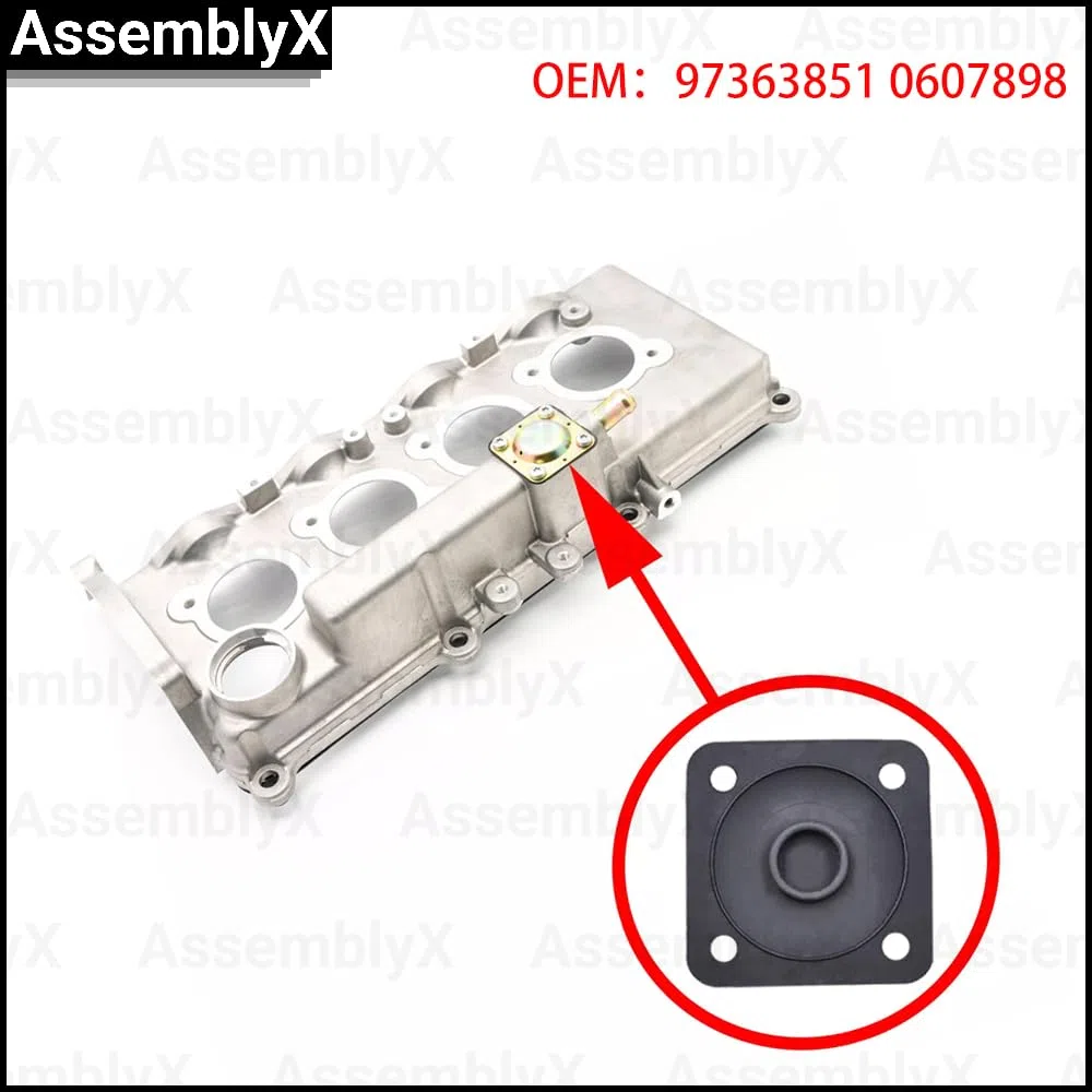 Membrana de tapa de válvula de PCV para ASTRA-H (A04) Z17DTH Z17DTL 2004 97363851 98084782 5607603 0607898