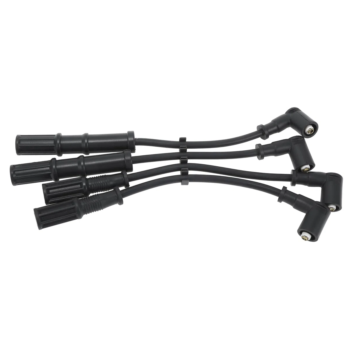 QUARKZMAN Cables De Bobina De Encendido De Bujía De Coche Arnés De Cable De Bobina De Encendido Apto Para Fiat 500 2007-2023 No. 55195775 - Paquete De 4.