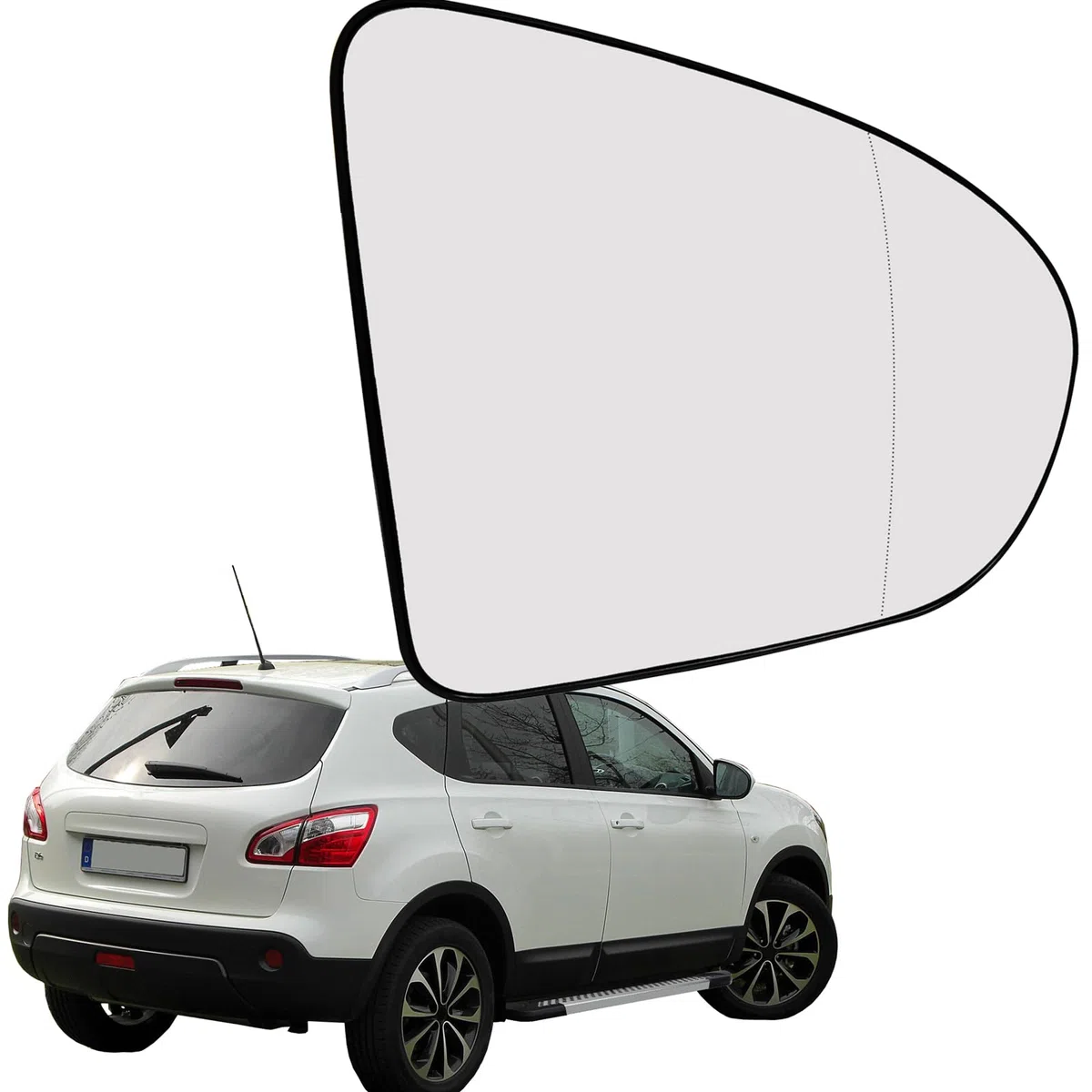 Espejo retrovisor derecho calefeito para Nissan Qashqai J10 2007-2013